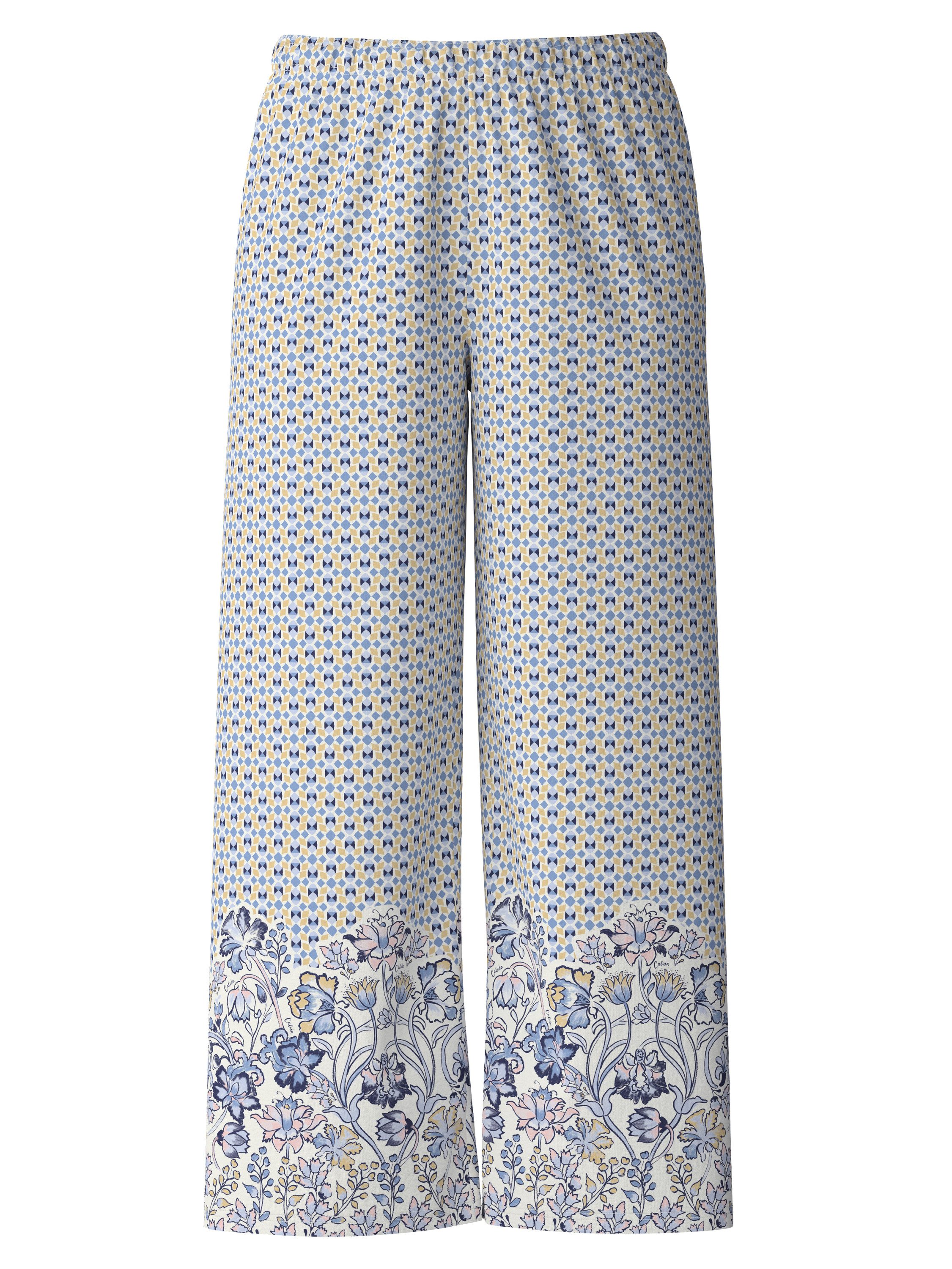 CALIDA Pyjamahose Favourites Joy Damen (1-tlg) mit Seitentaschen, atmungsaktiv und temperaturausgleichend