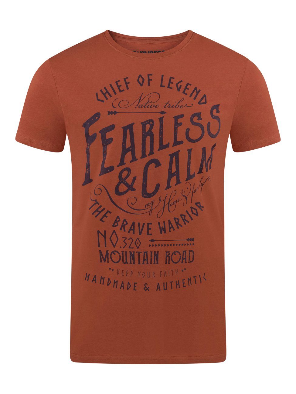 riverso T-Shirt Herren Printshirt RIVLeon Regular günstig online kaufen