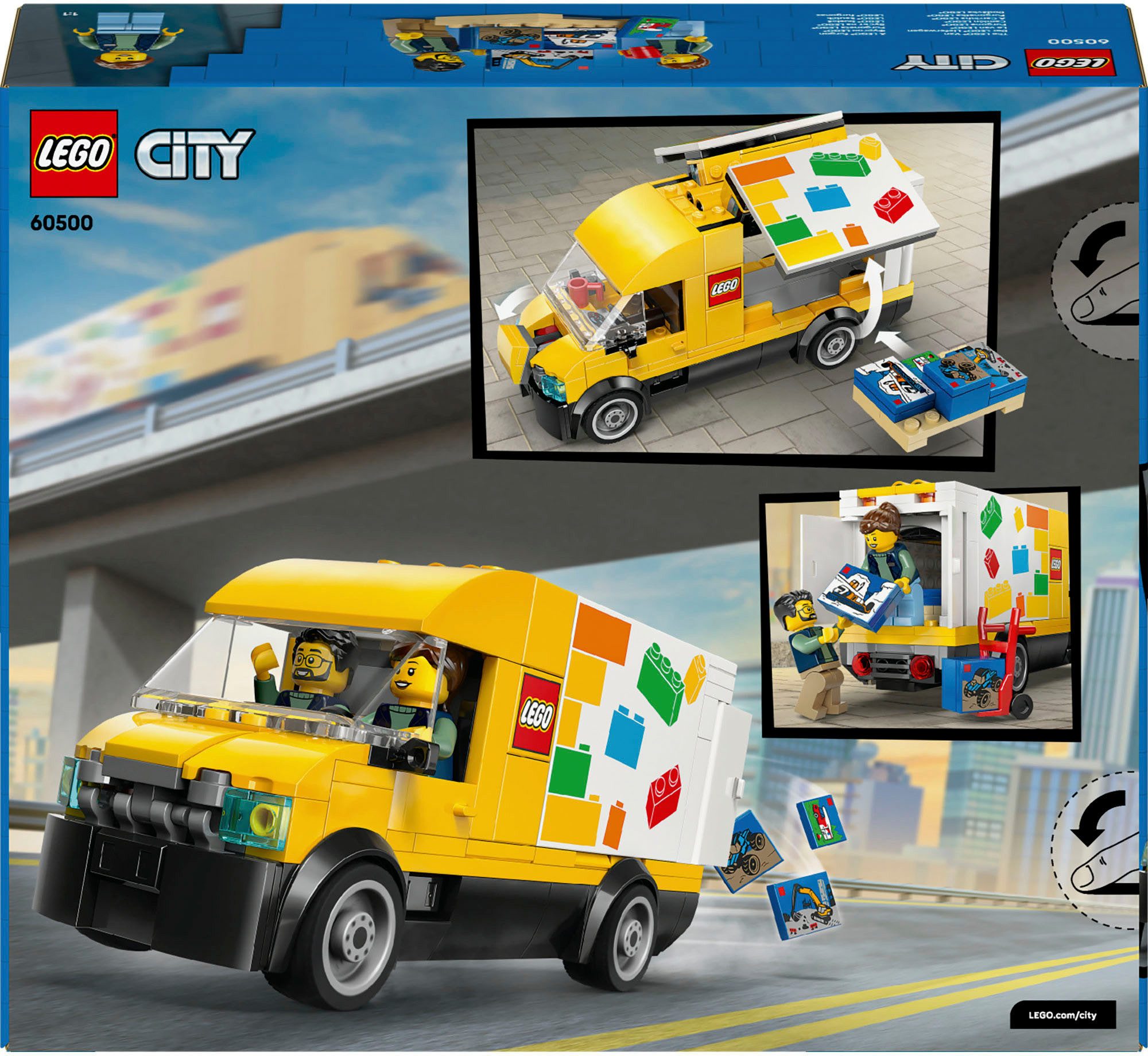 LEGO® Der LEGO Lieferwagen (60500), LEGO City Konstruktionsspielsteine, (27 günstig online kaufen