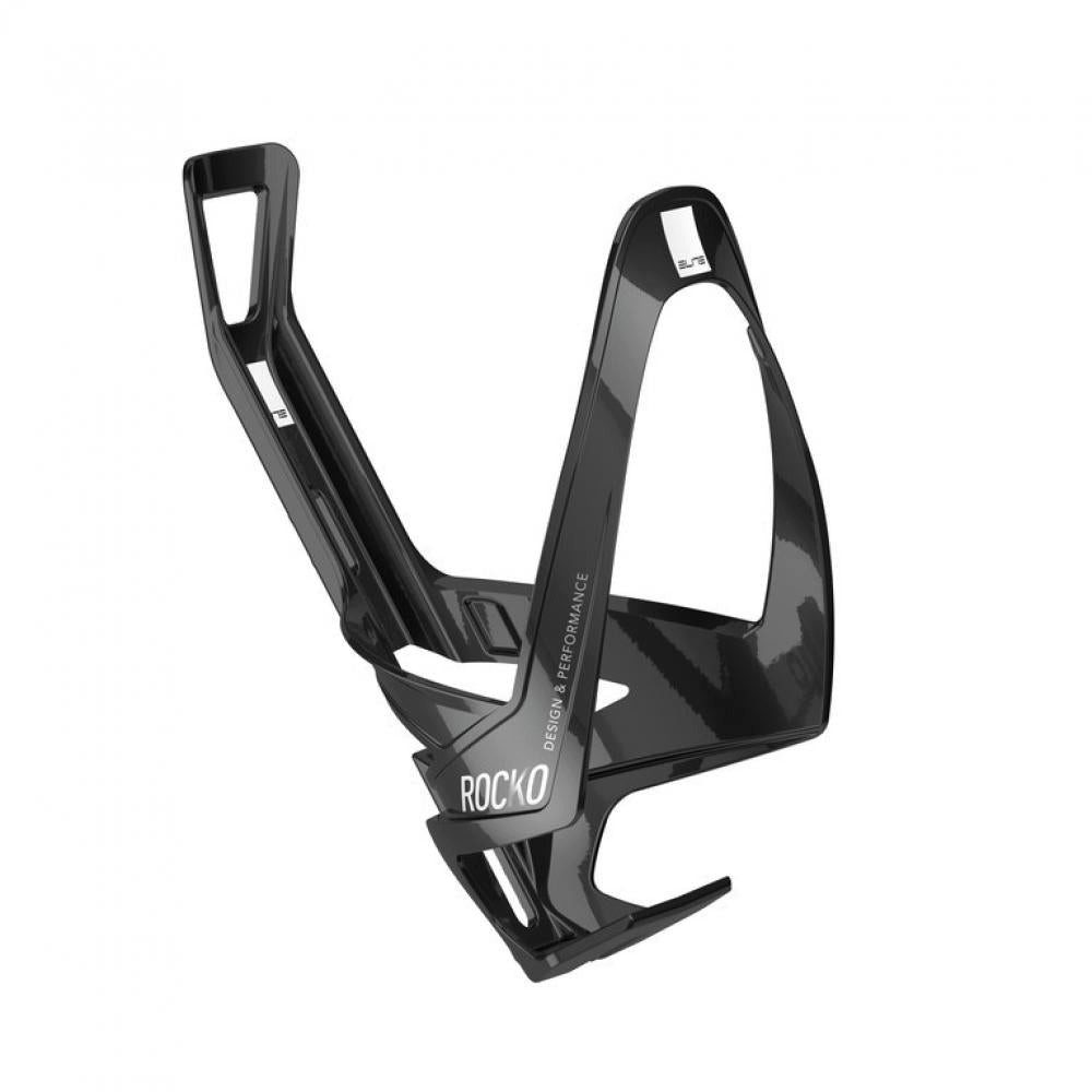 Elite Fahrrad-Flaschenhalter Elite Trinkflaschenhalter Rocko Carbon schwarz glanz/weiß