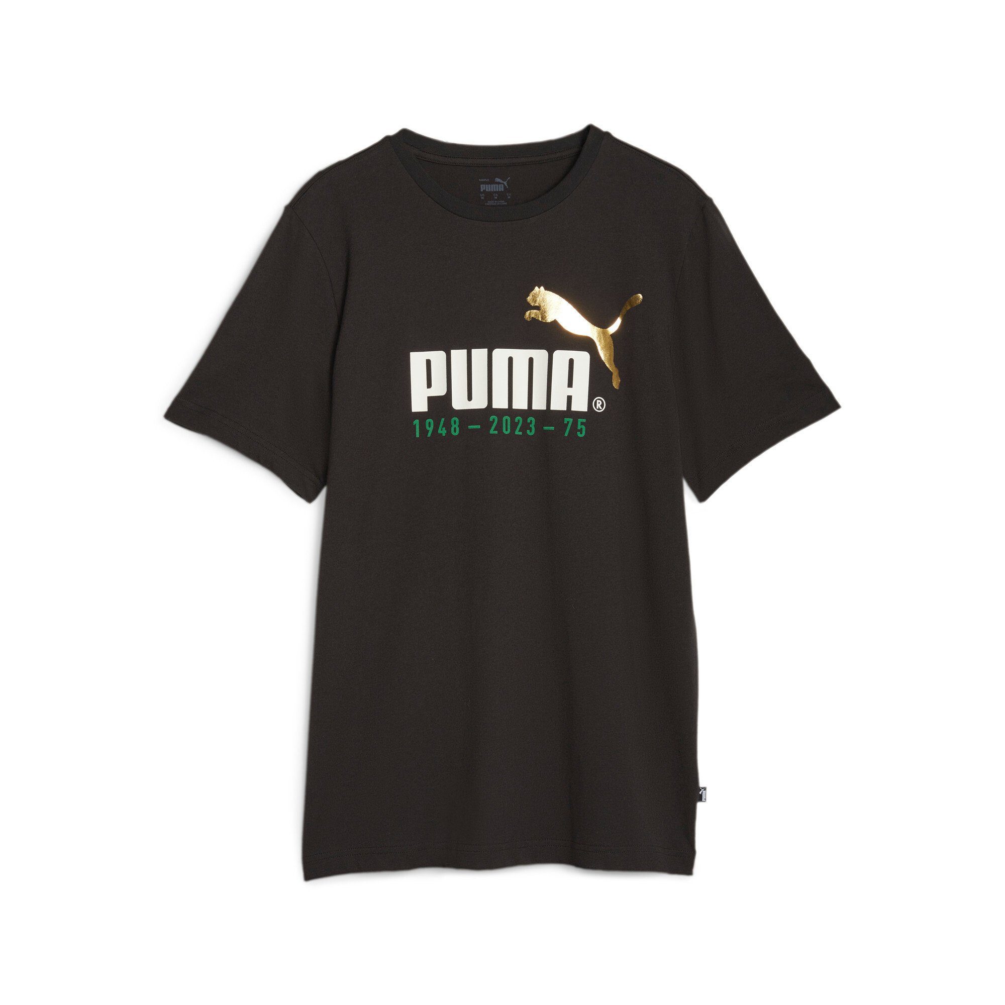 PUMA T-Shirt NO. 1 CELEBRATION Black TEE LOGO PUMA