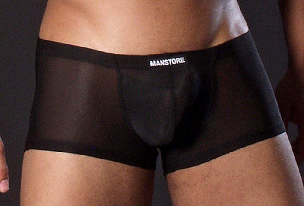 Boxershorts Pushup Underwear M101 schwarz Pants MANSTORE Manstore (1-St)