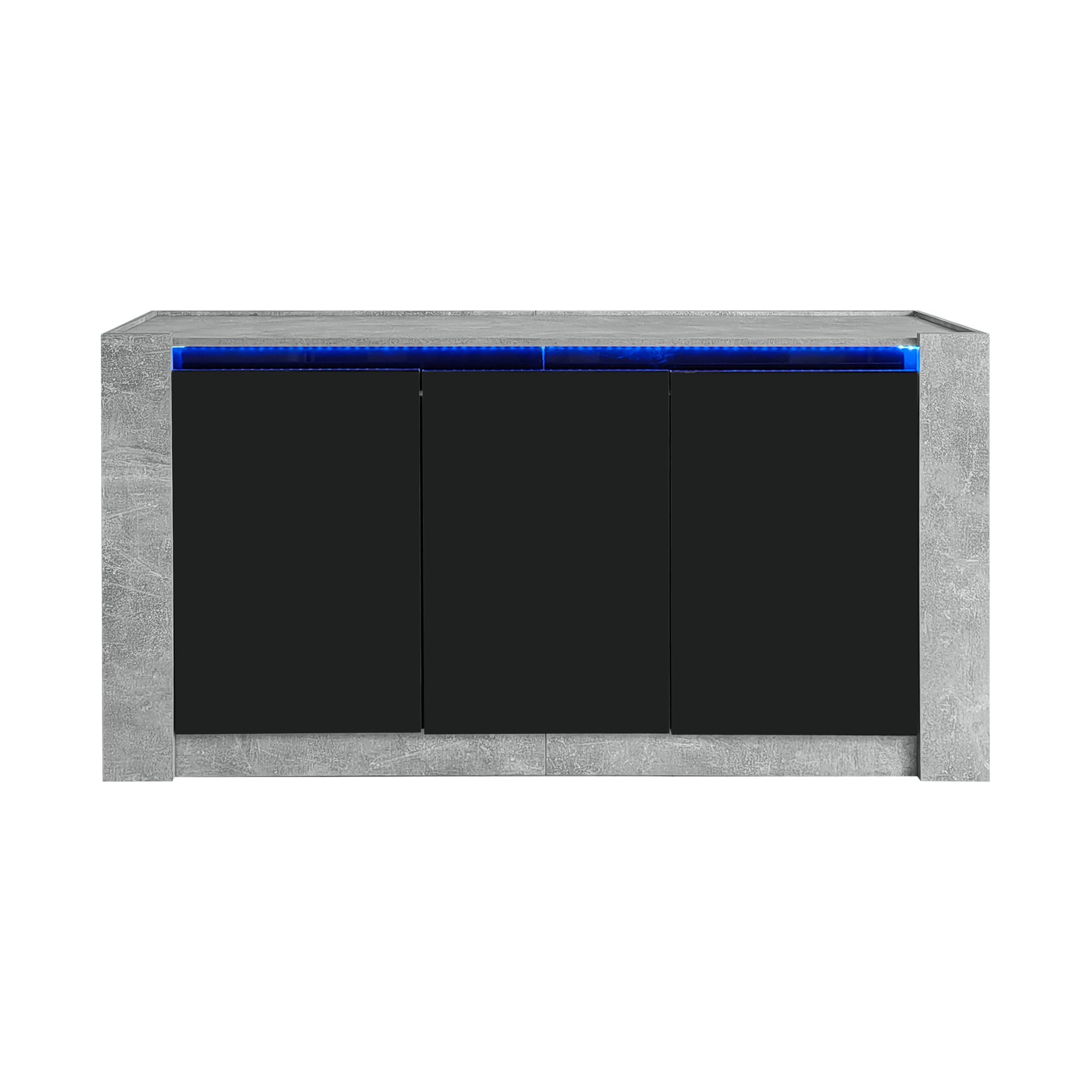 Furnishings Home Sideboard Stauraumschrank LED Küchenschrank günstig online kaufen