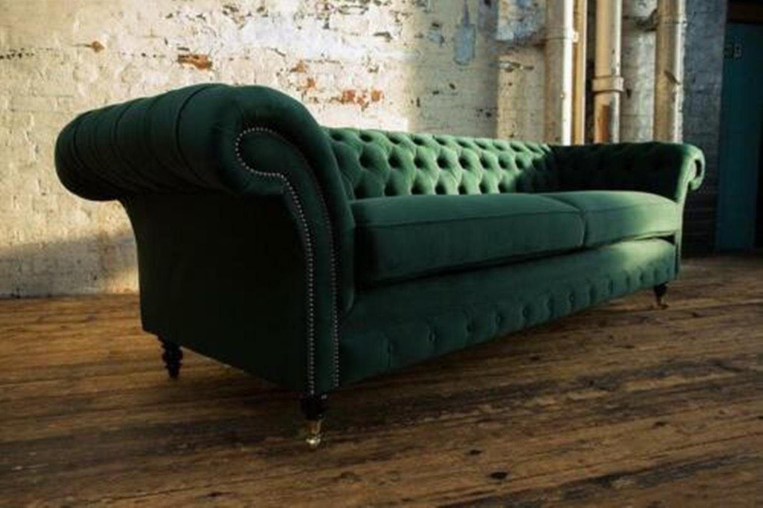 XXL Design Sitzer Neu 4 Sofas Chesterfield-Sofa, Couch JVmoebel Stoff Polster Sofa Chesterfield