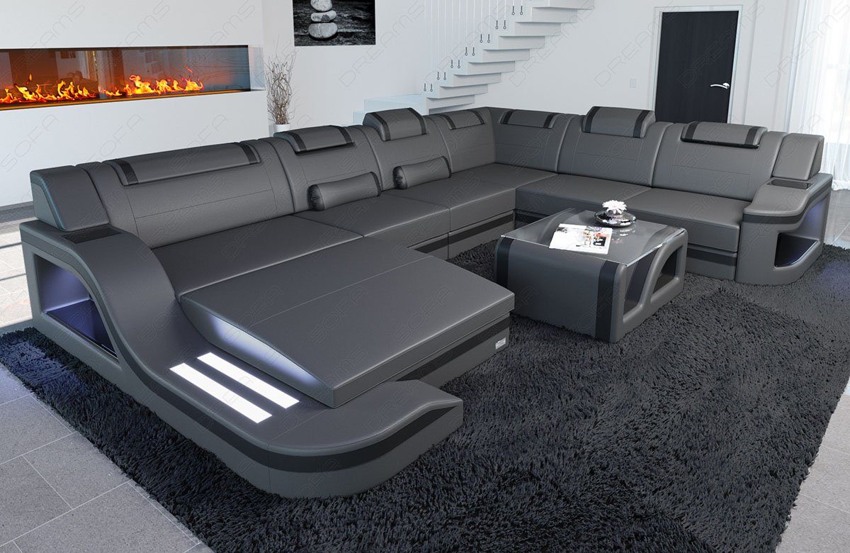Sofa Dreams Wohnlandschaft Ledercouch Sofa Leder günstig online kaufen