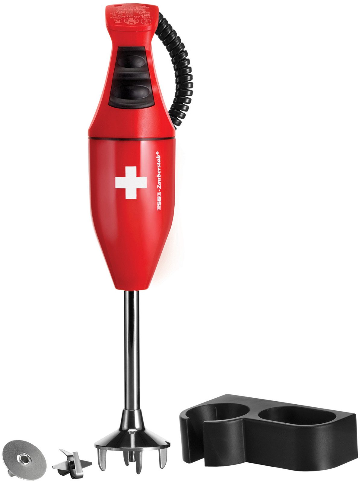 ESGE-Zauberstab Stabmixer ESGE-Zauberstab® E 120 Select Schweiz Rot 90212, 120 W, Aufsteckzentrierung ergonomischer Griff Made in Switzerland