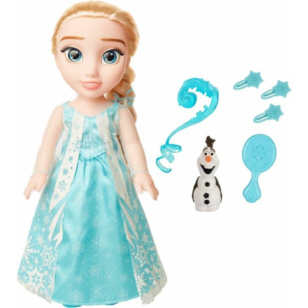 Jakks Pacific Stoffpuppe FRO Singende Elsa, ca. 35 cm