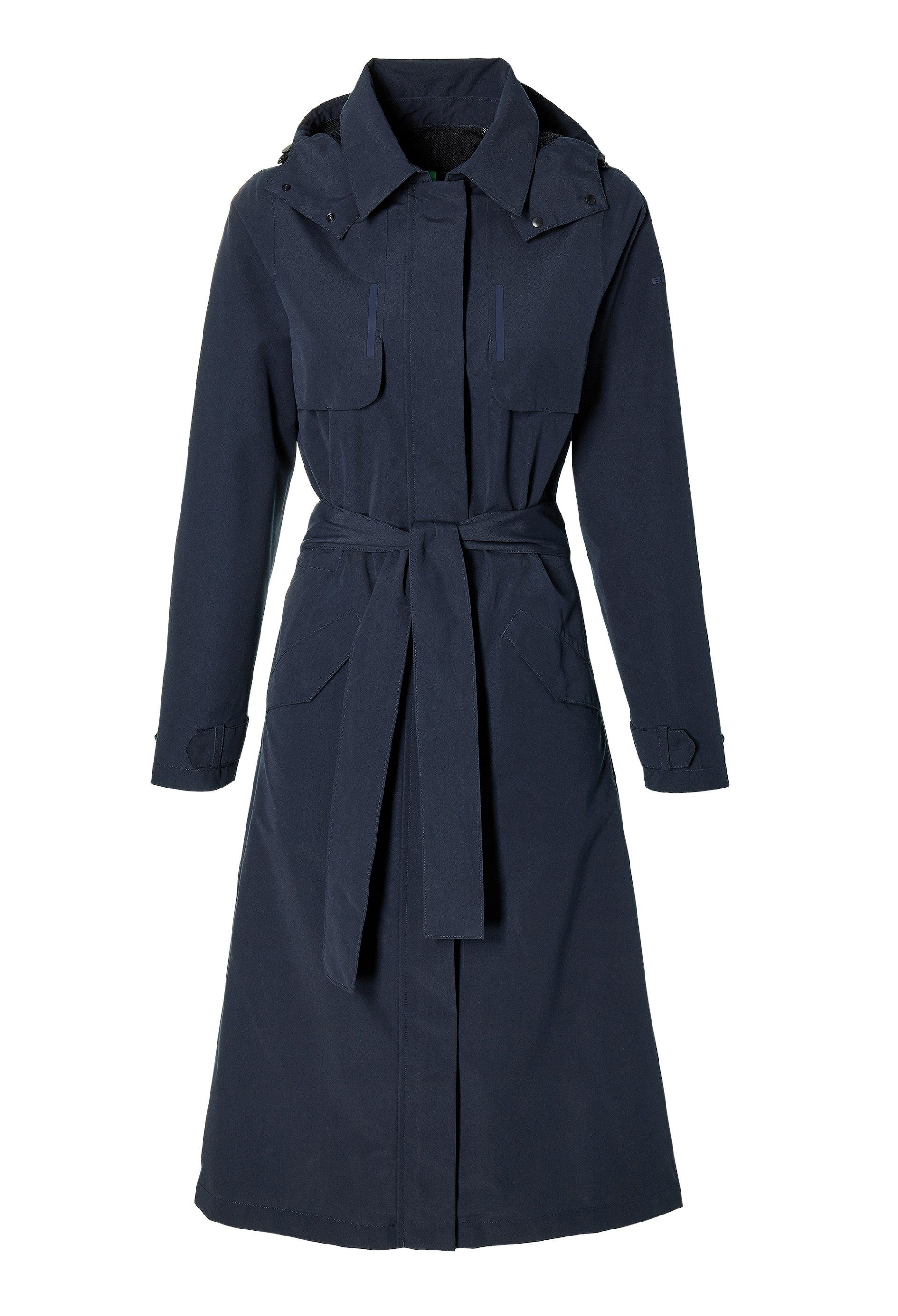 Basil Fahrradjacke Fahrrad-Regentrenchcoat Mosse
