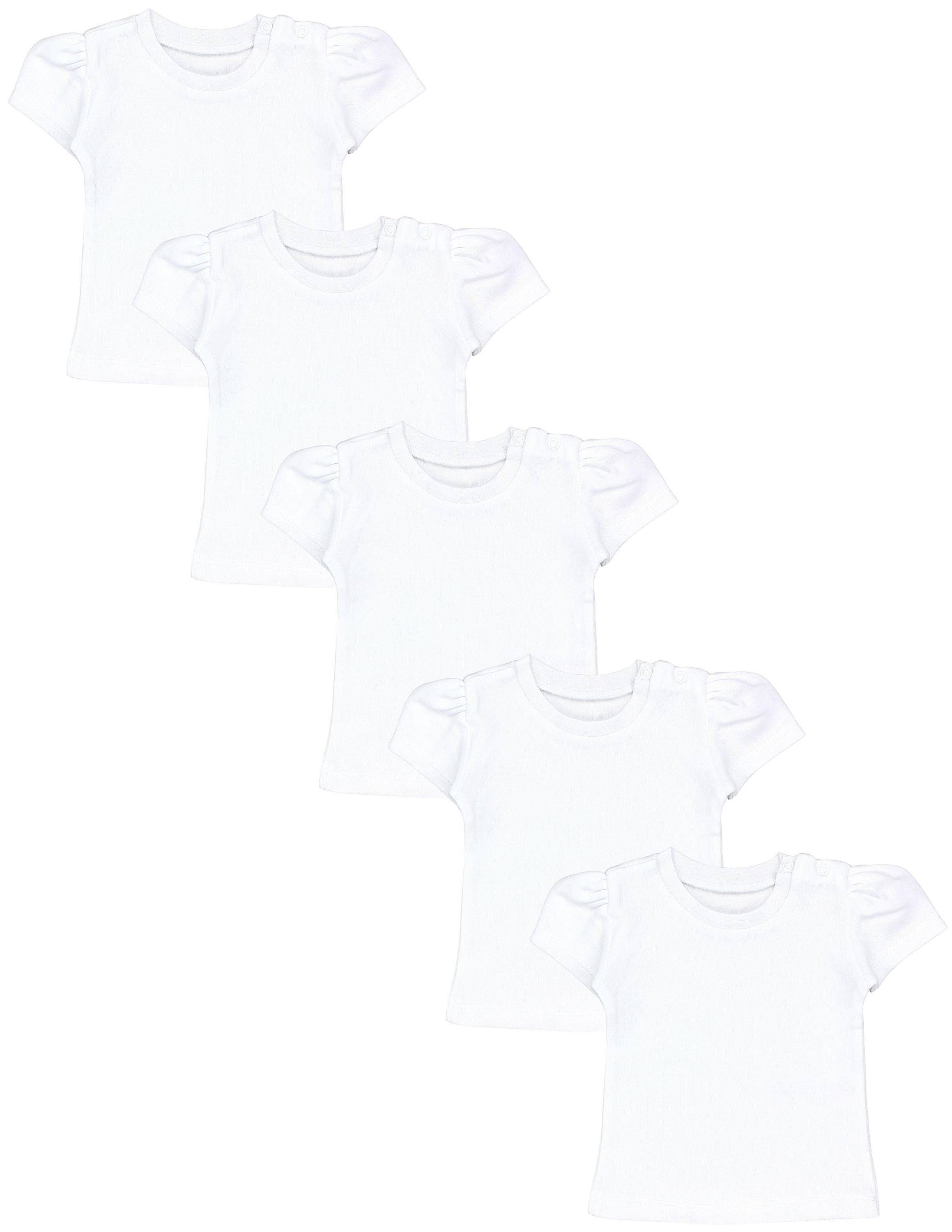 TupTam T-Shirt TupTam Baby Mädchen Kurzarm T-Shirt Gemustert Bunt 5er Set
