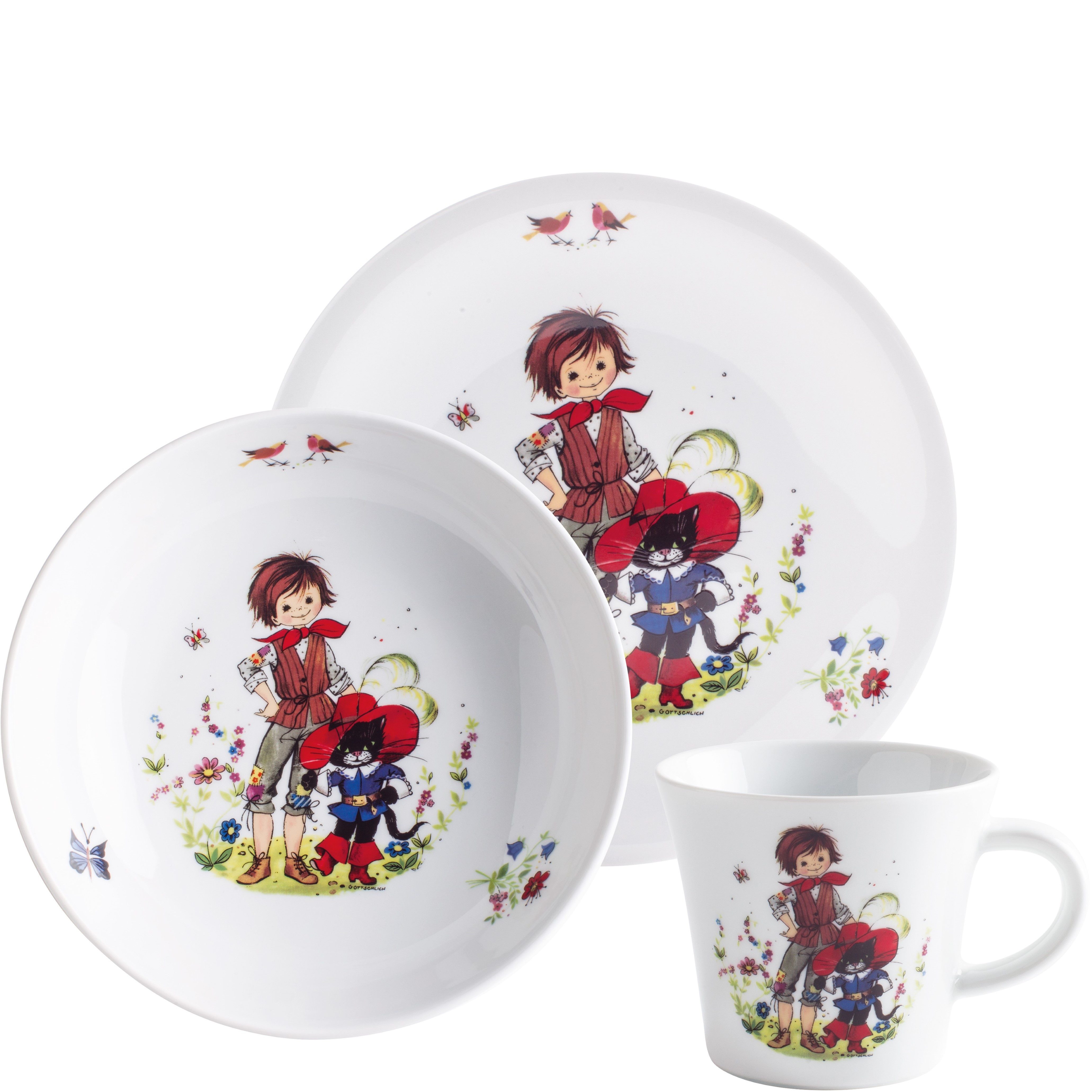 KAHLA Frühstücksteller Kids, Kinderteller 21,5 cm, (1 St), spülmaschinenfest, mikrowellenfest, stapelbar, Made in Germany