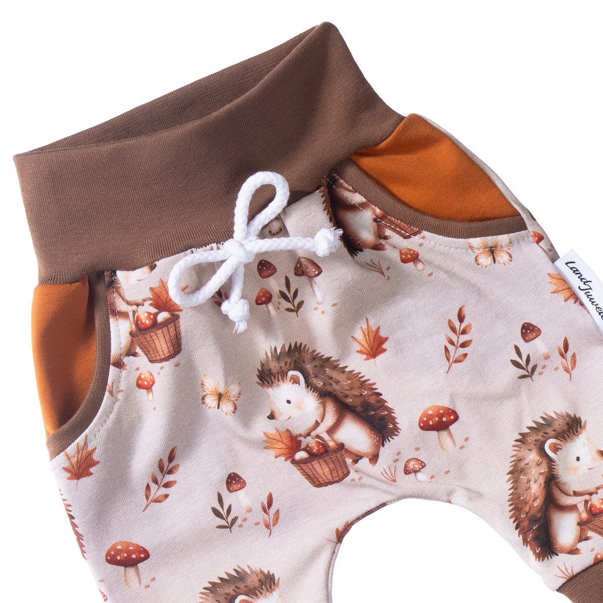 Land-Juwelen Stoffhose Igel Unisex Kinder (1-tlg) Stoffhose, Jogginghose, Jogger, Sporthose, Chino