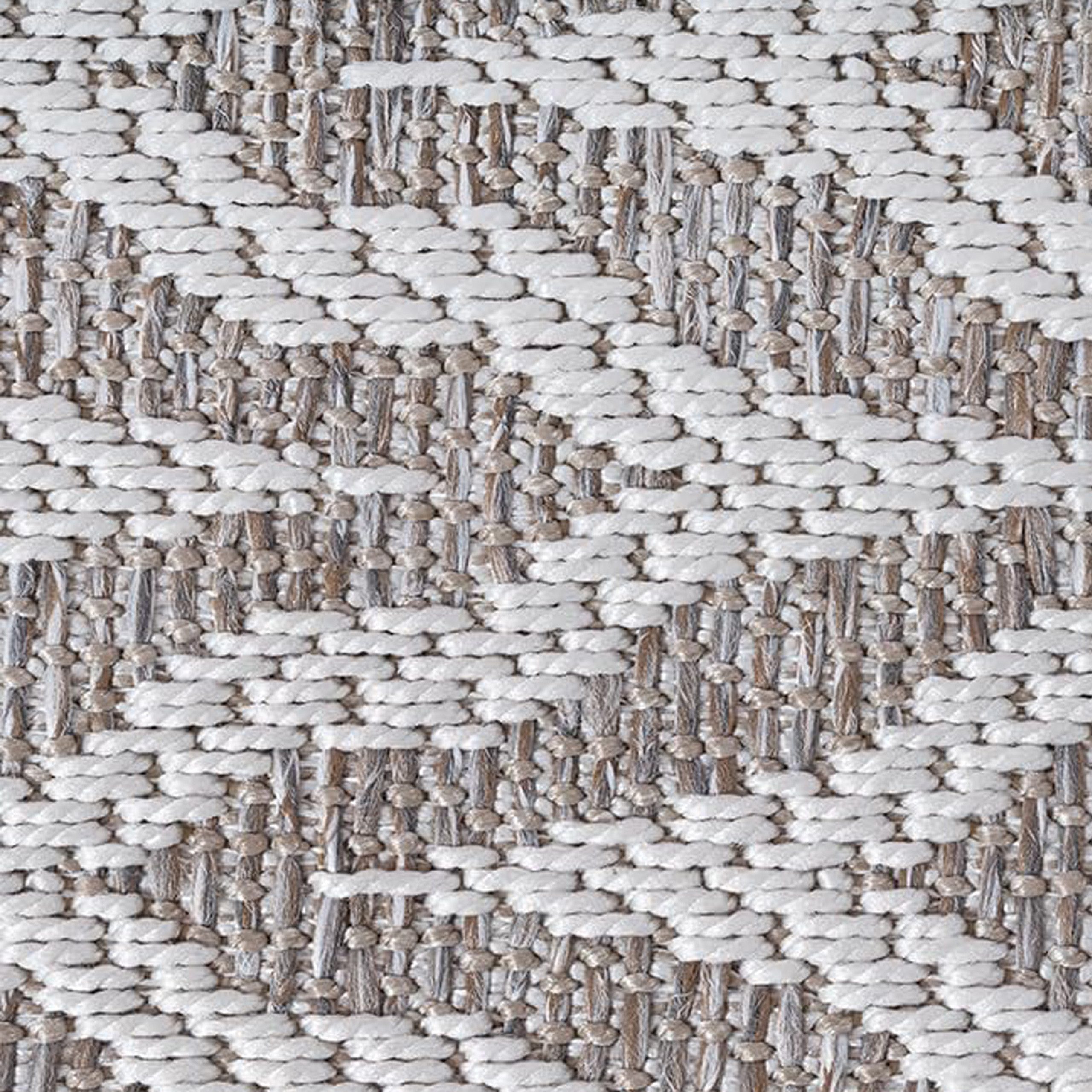 Carpetia Outdoorteppich Teppich Beige Creme für In- & Outdoor pflegeleicht günstig online kaufen