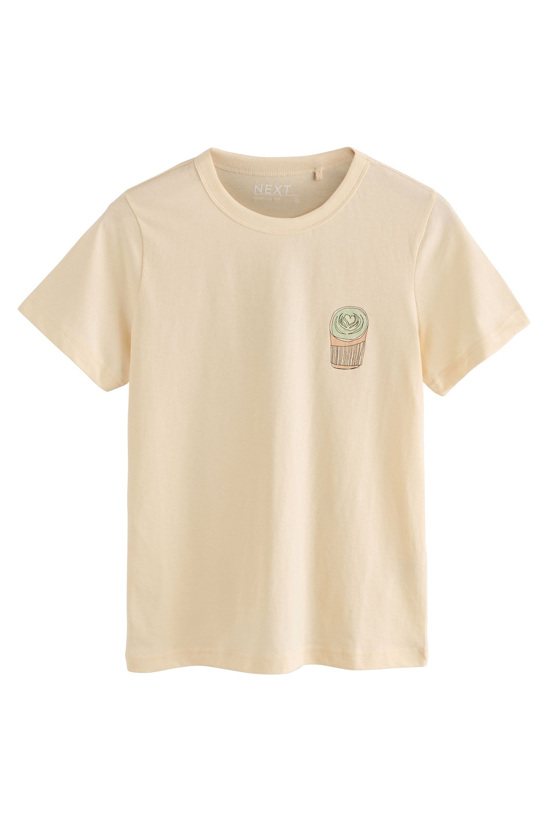 Next T-Shirt Essential Kurzarm-T-Shirt mit Rundhalsausschnitt (1-tlg)