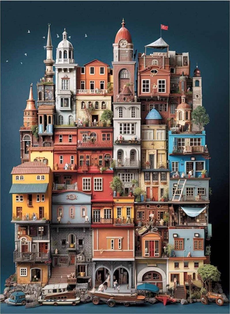 ANATOLIAN Puzzle ANATOLIAN Puzzle-Set mit 1000 Puzzles, Puzzleteile