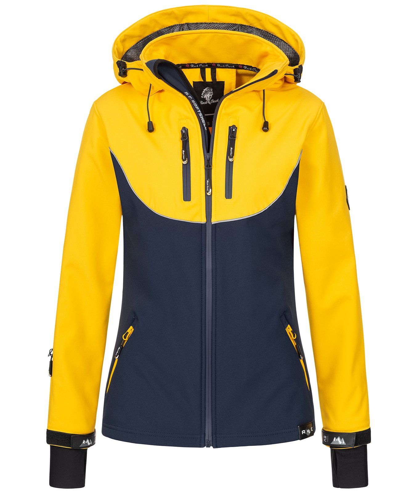 Rock Creek Softshelljacke Damen Softshelljacke Wanderjacke D-442