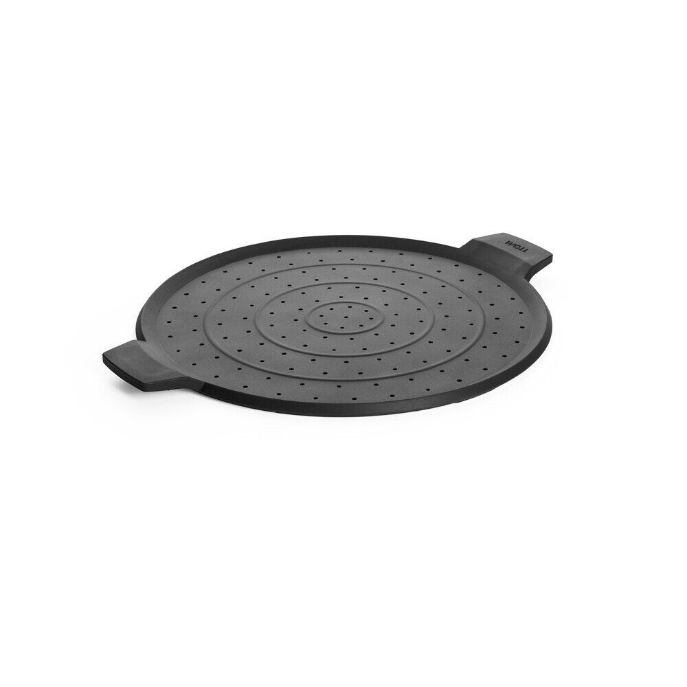 WOLL Geschirr-Set Spritzschutz Ø 28 cm, Silikon, Ø28cm, schwarz, spülmaschinenfest, Induktion, alle Herdarten, Antihaft