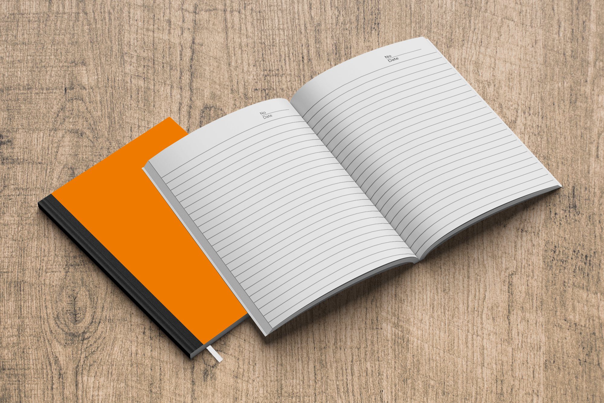 Seiten, A5, Merkzettel, 98 Jahreszeiten Orange Notizbuch Haushaltsbuch MuchoWow Herbst - - Farbe, Journal, Notizheft, - Tagebuch,
