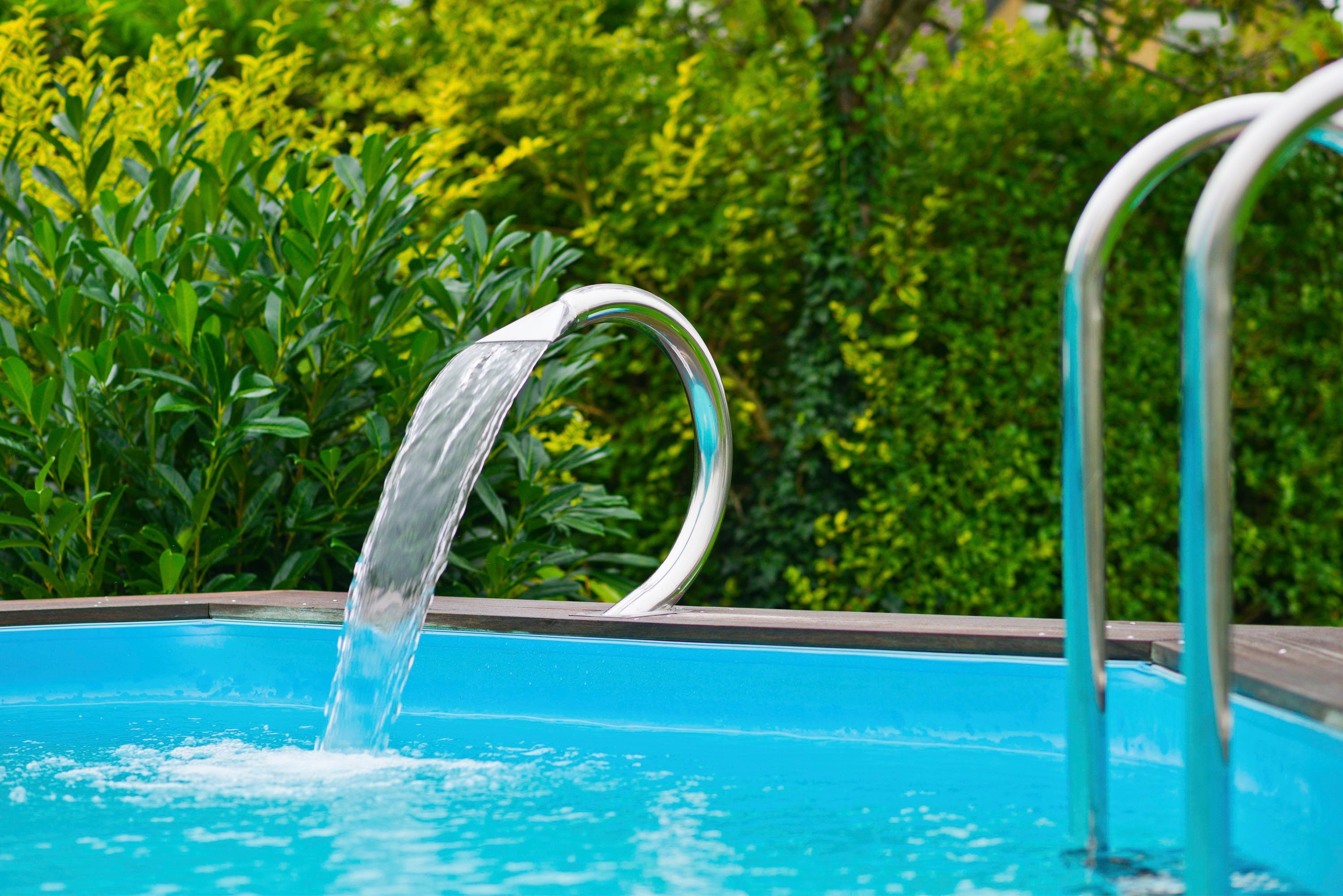 Ubbink Poolwasserfall Mamba Shower, chlorbeständiger Edelstahl