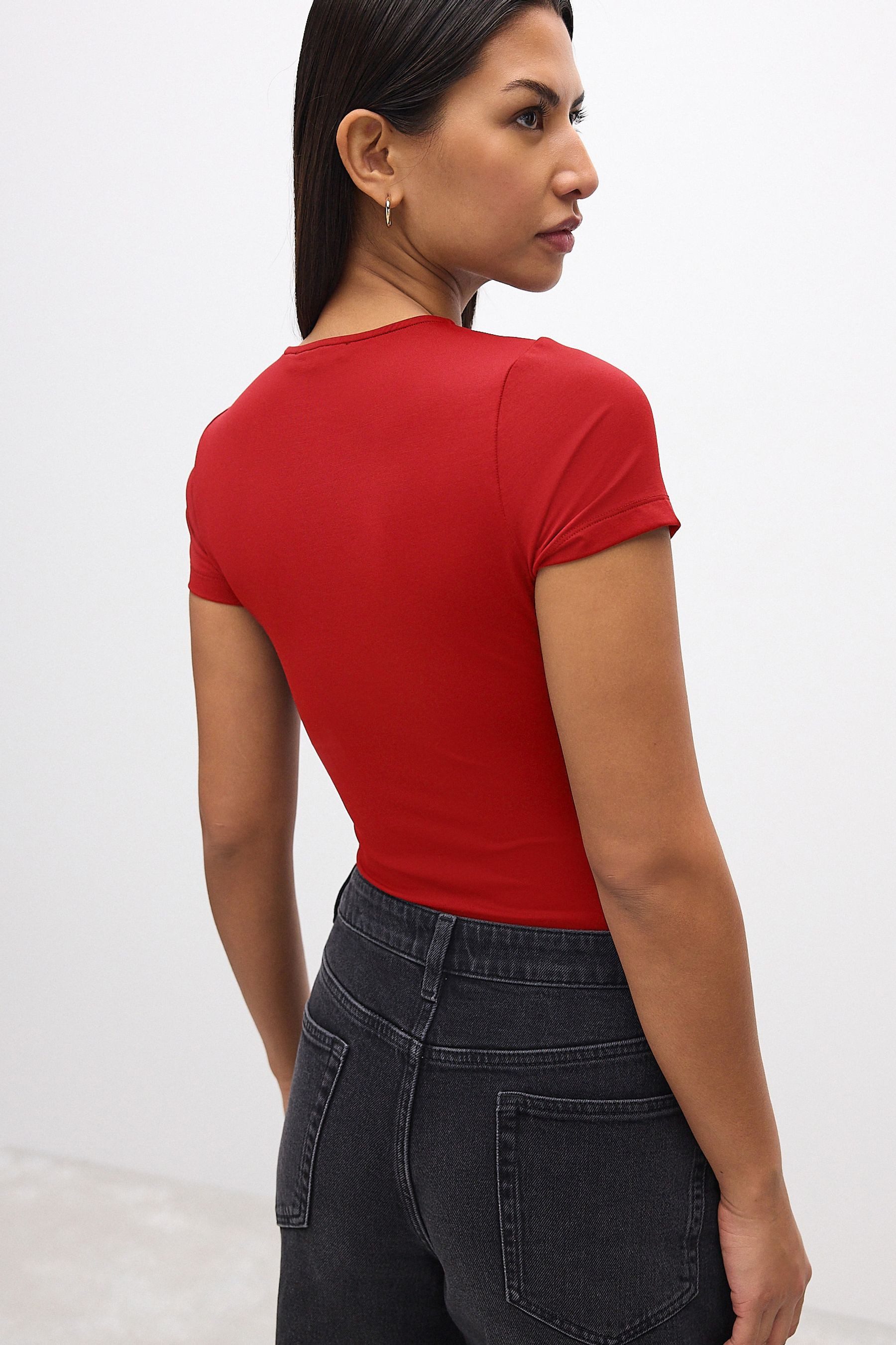 Next T-Shirt Slim Fit Kurzarm-T-Shirt mit günstig online kaufen
