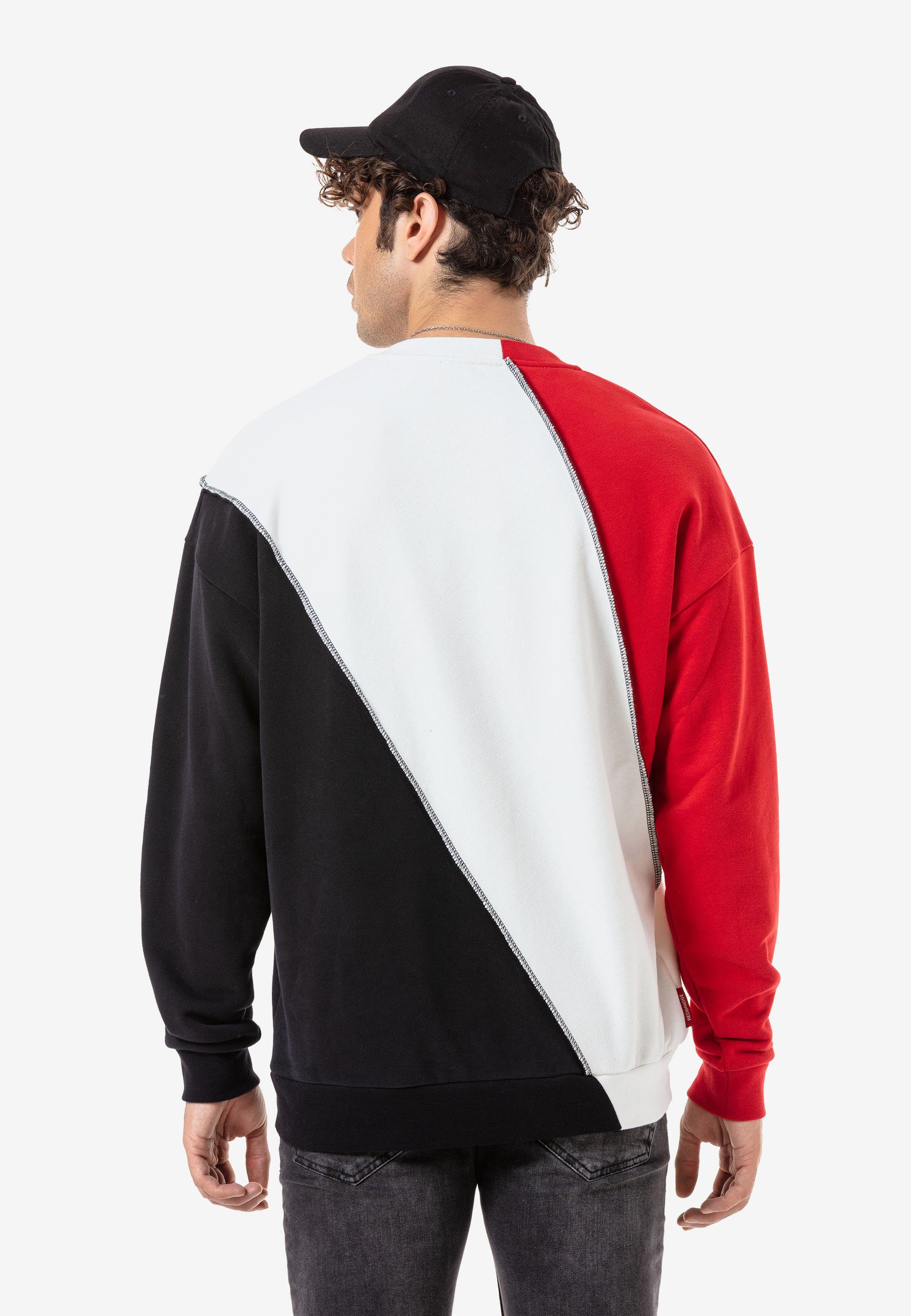 RedBridge Sweatshirt Aylesbury im Color-Blocking-Design trendigen