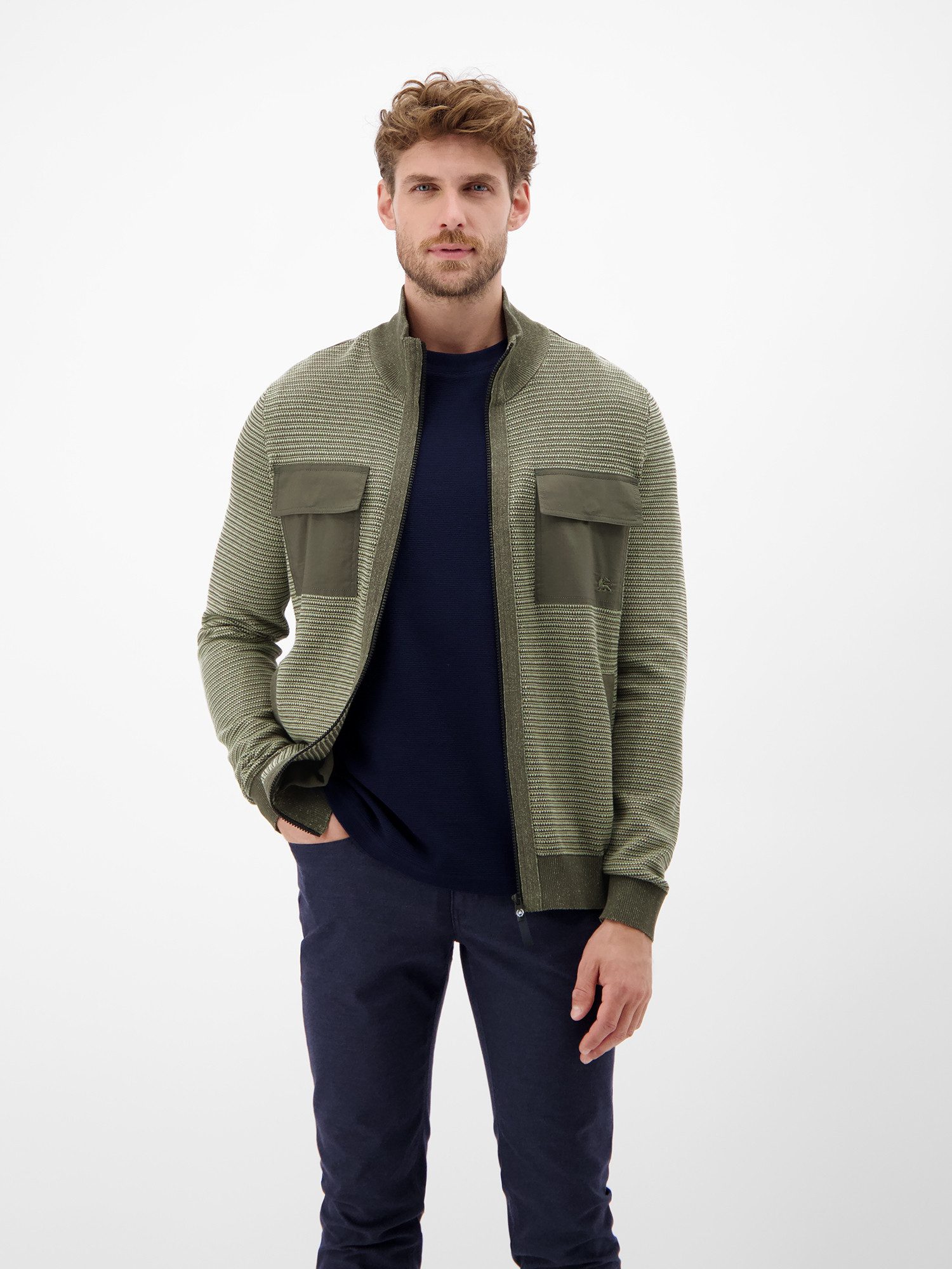 LERROS Strickjacke LERROS Sportive Strickjacke für Herren günstig online kaufen