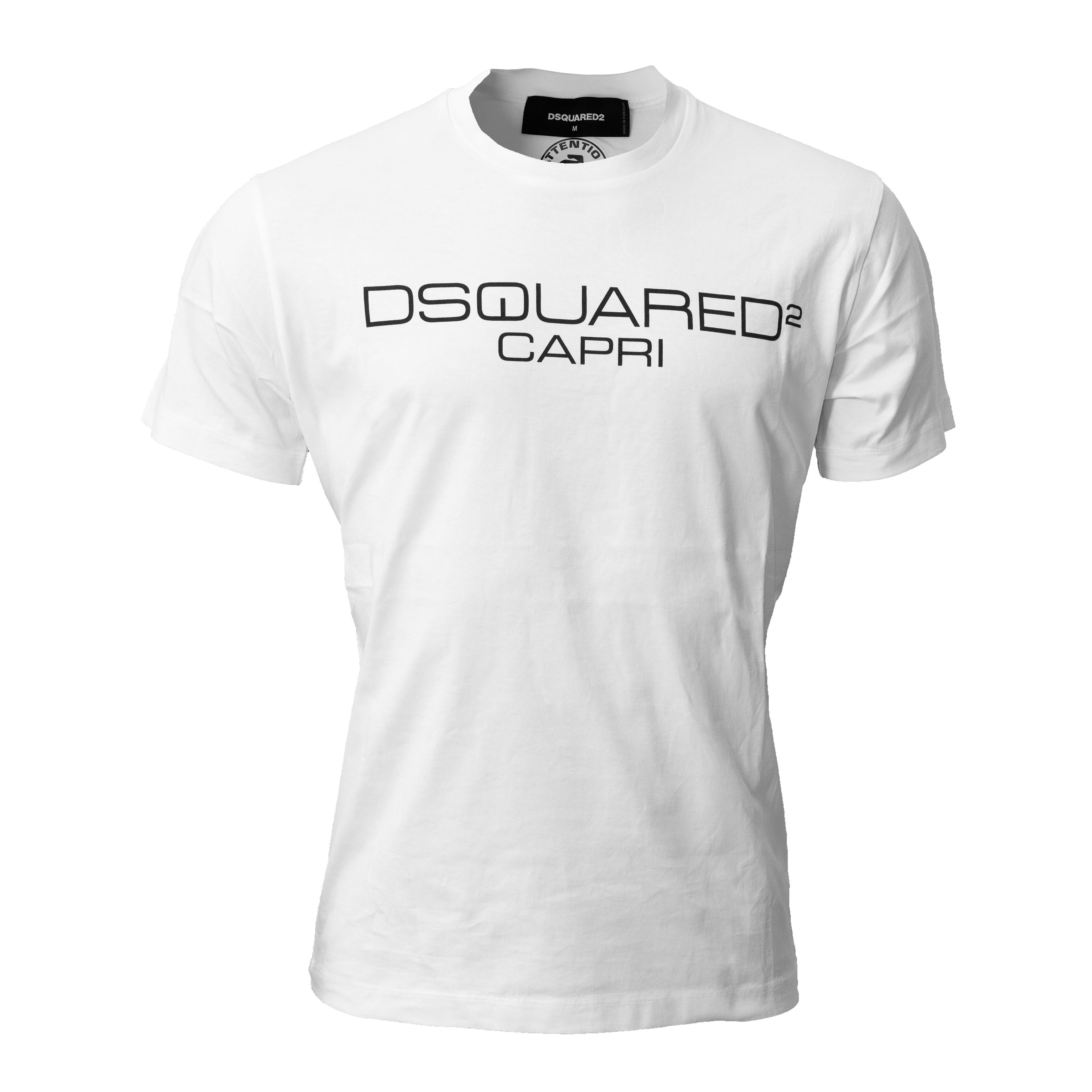 Dsquared2 T-Shirt CAPRI Weiß mit Frontprint
