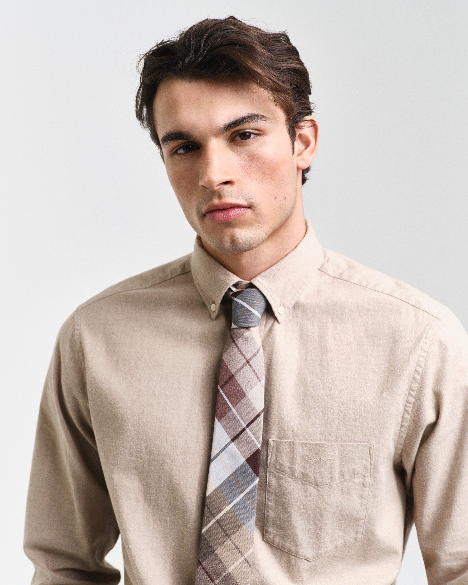 Gant Langarmhemd REG FLANNEL MELANGE SHIRT günstig online kaufen