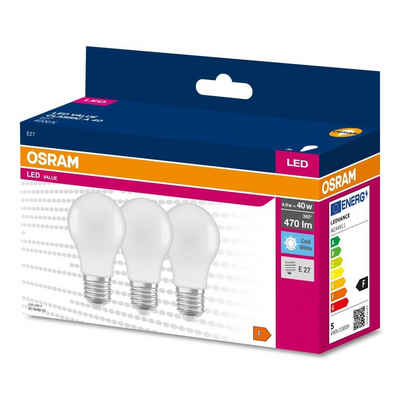 Osram LED-Leuchtmittel 3ER SPARPACK, E27