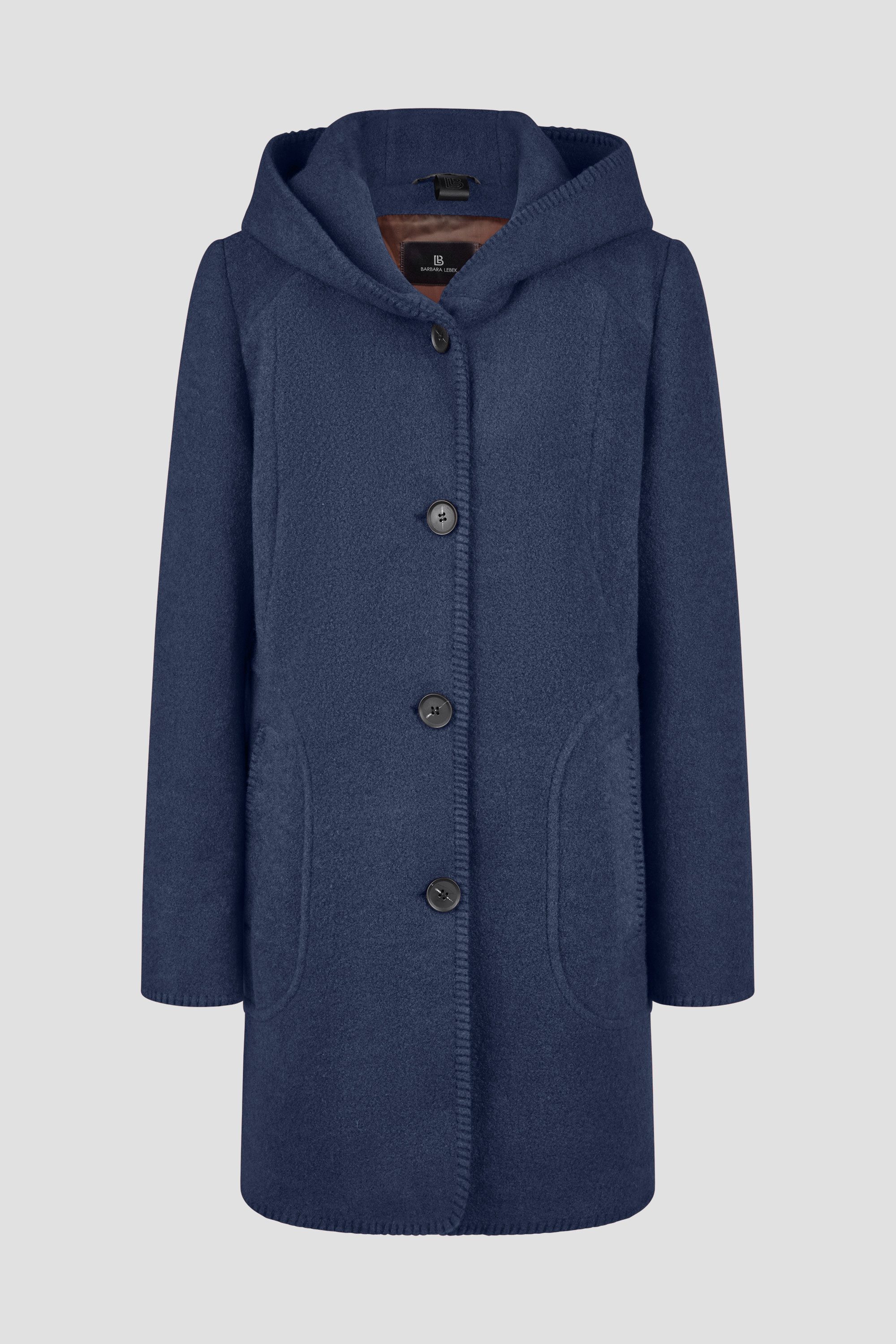 Barbara Lebek Wolljacke Wintermantel oder Damenmantel mit Innentasche