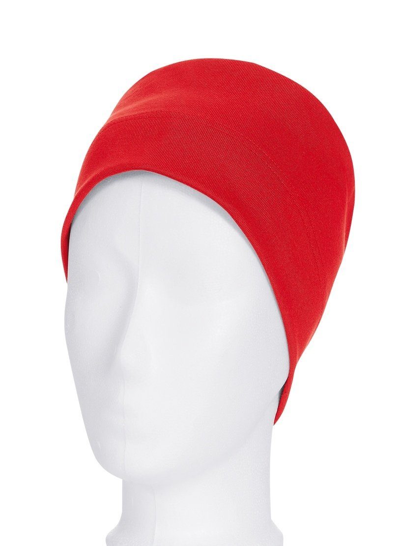 Trigema Strickmütze TRIGEMA Soft-Cap kirsch