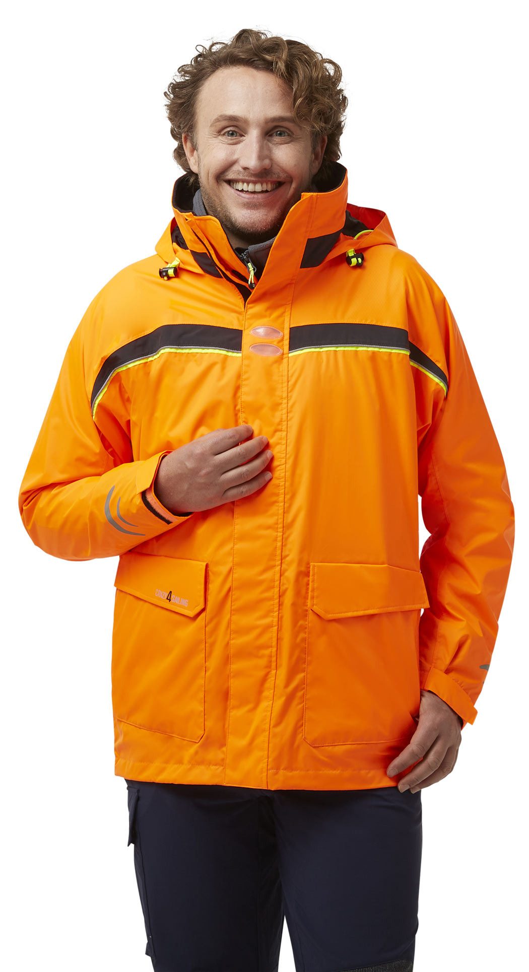 crazy4sailing Regenjacke Herren Sydney Neon Segeljacke