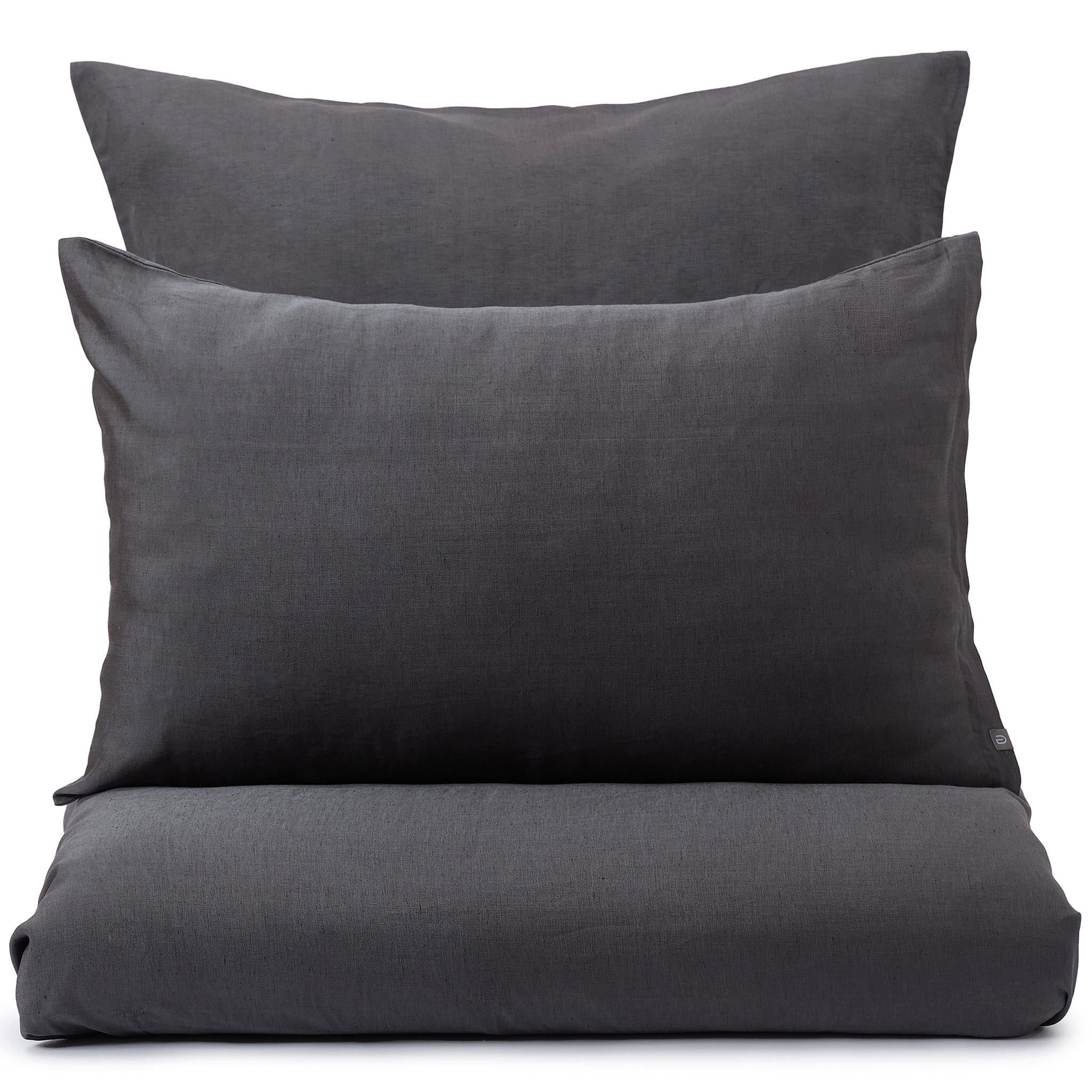 Urbanara Partnerbettwäsche TENCEL™ Lyocell-Bettwäsche-Set Torreira, TENCEL™ Lyocell™ & Leinen, 2 teilig, 60% Leinen & 40% TENCEL™ Lyocell™, schlichte Bettwäsche