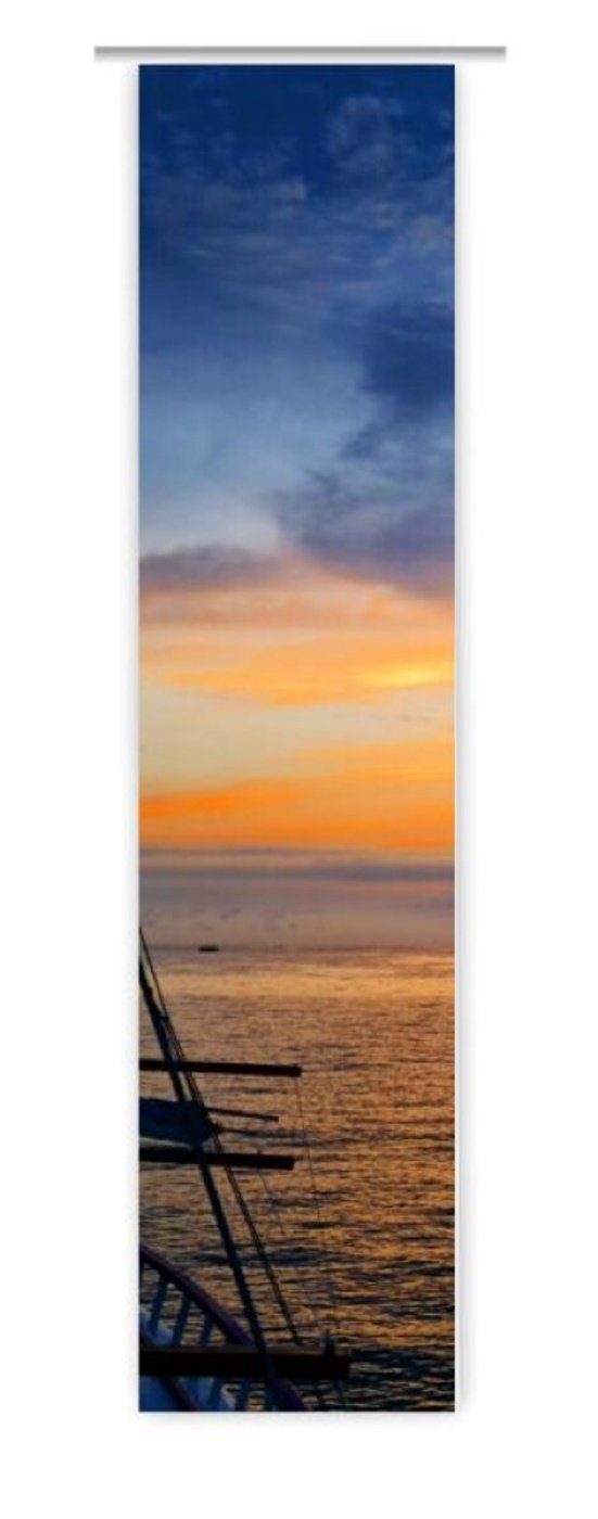 gardinen-for-life Schiebegardine Sailing - Malediven - Flächenvorhang HxB 260x60 cm - B-line