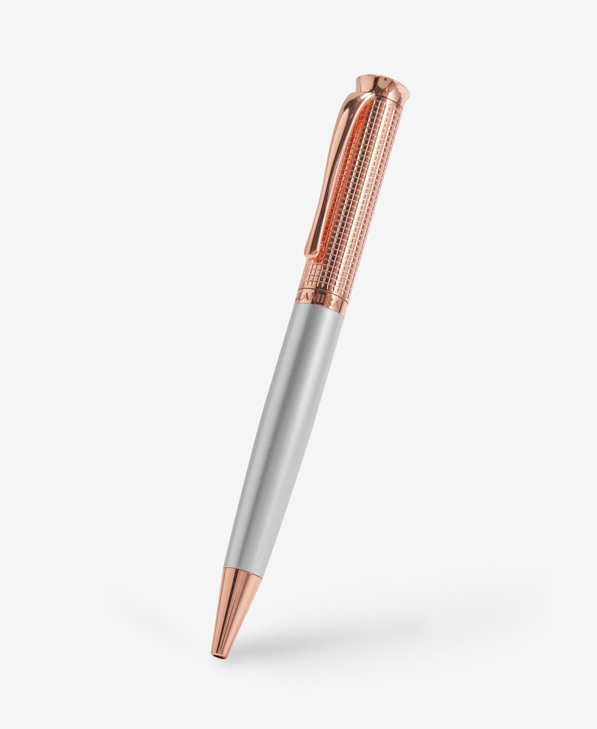 GLAMIRA Kugelschreiber Metallkugelschreiber - Silber mit Roségold, (1-tlg), ideal auch als Geschenk