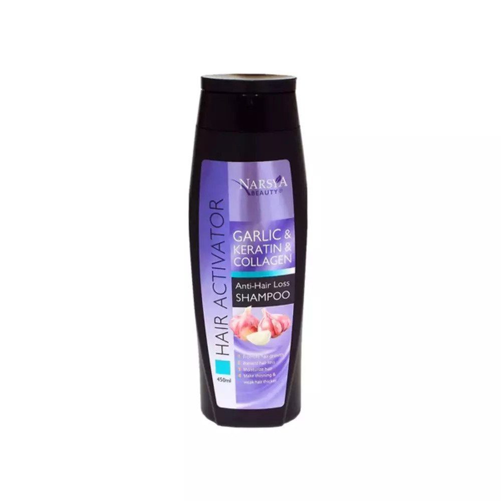 Arsy Cosmetics Haarshampoo Shampoo für Haarwachstum Knoblauch, Keratin und  Kollagen