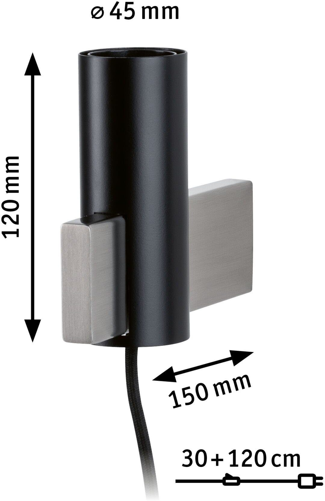 Wandleuchte Leuchtmittel, E27 Aik, Paulmann ohne Ein-/Ausschalter,