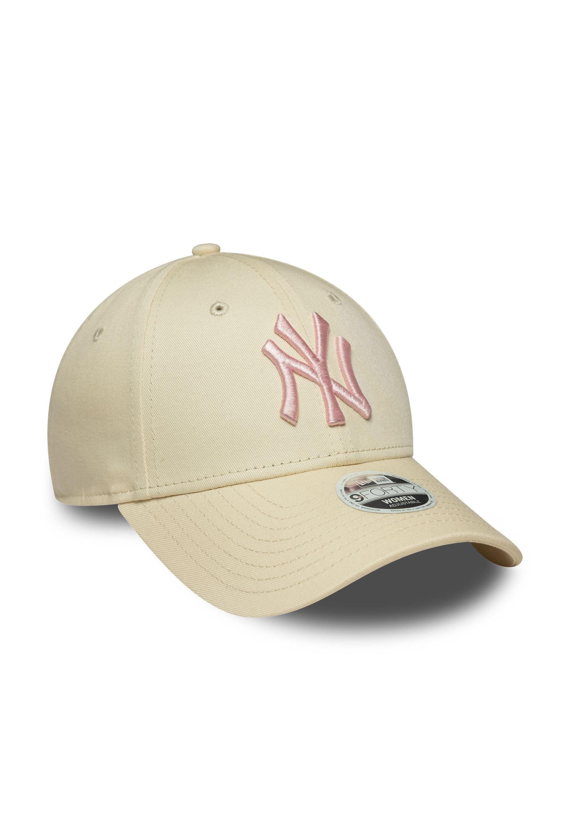 New Era Baseball Cap New York Yankees New Era League Essential 9Forty Women Cap Beige (1-St)