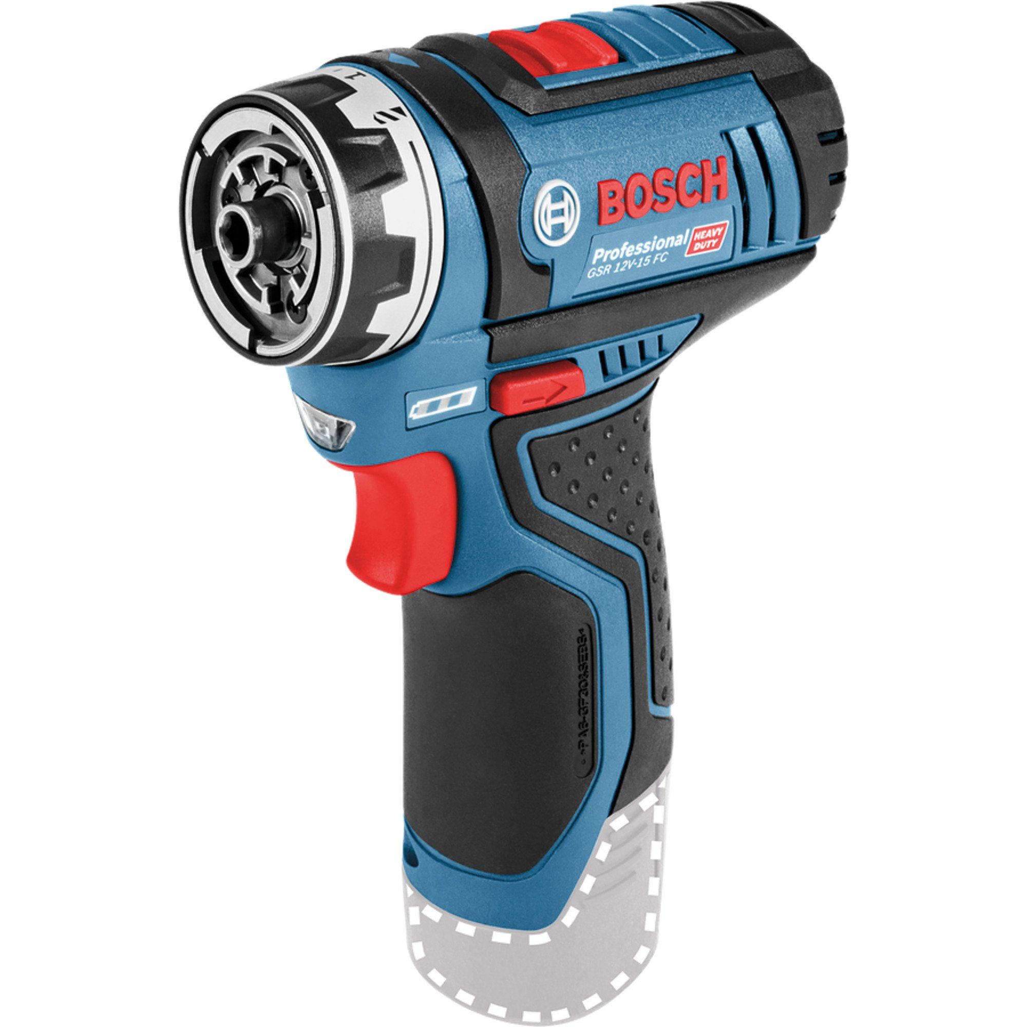 Bosch Professional Akku-Bohrschrauber Bosch Professional Akku-Bohrschrauber GSR 12V-15, 12 V V, (2x Li-Ionen Akku 2,0Ah, in L-BOXX)