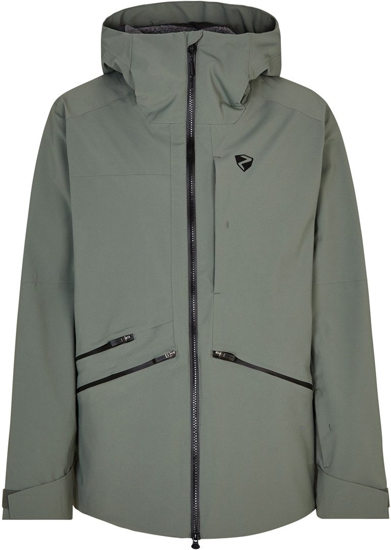 Skijacke ZIENER TAHAN Jacke green mud