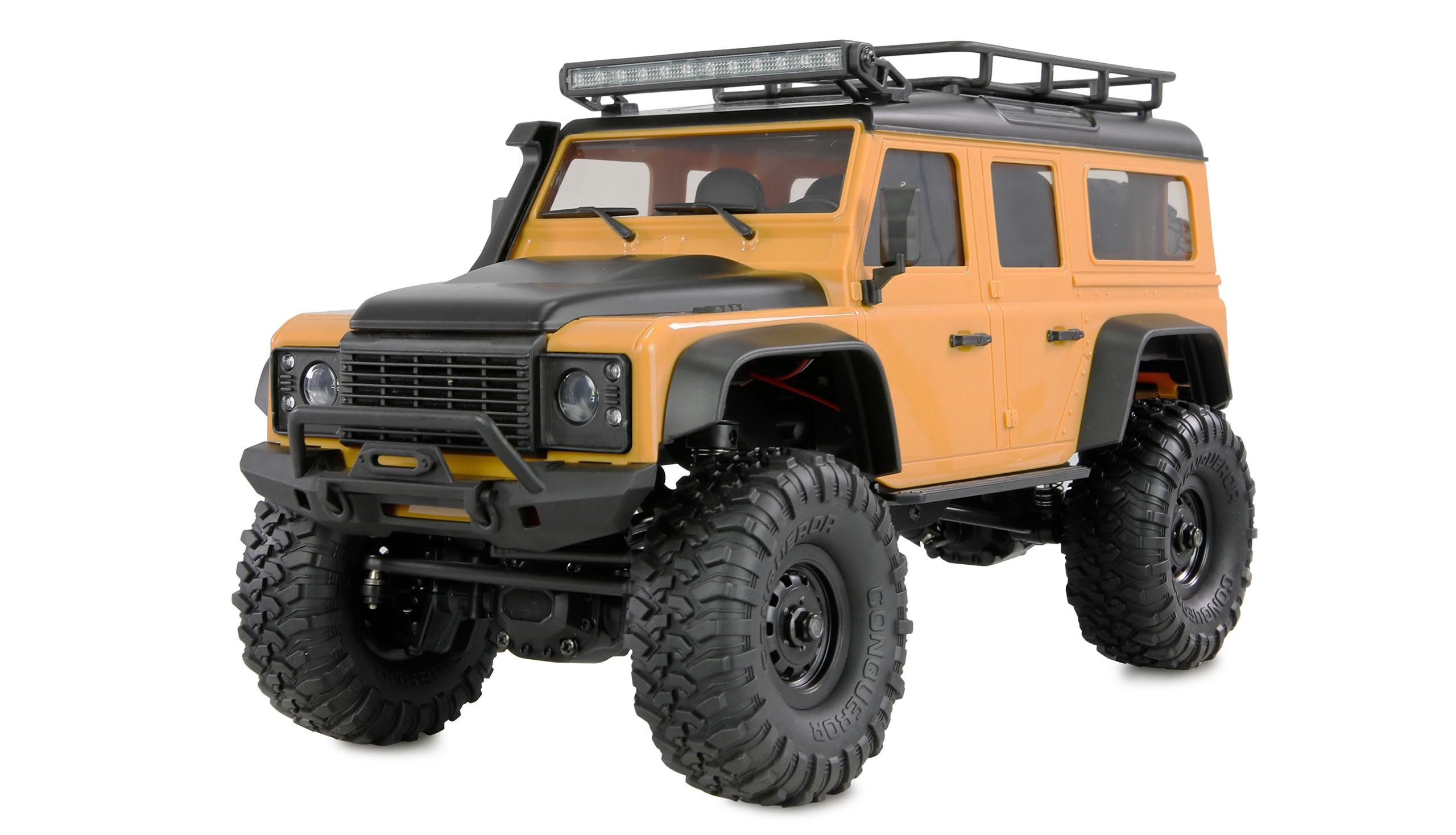 Amewi RC-Auto AMXRo gelb, Gelbes RC-Craw Mini-Cabrio für Kinder