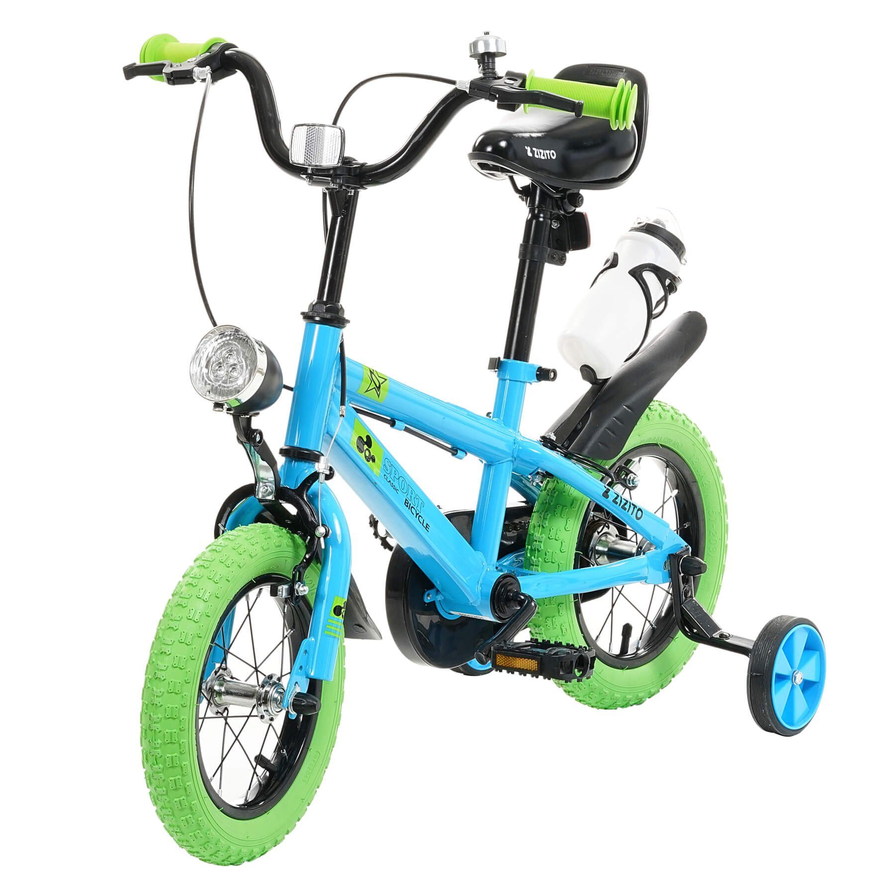 ZIZITO Kinderfahrrad »Kinder Fahrrad 12 Zoll Mädchen Kinder Fahrrad ab 2  Jahre Jungen mit Fahrradkorb Fahrradsitz Puppe«