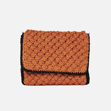 Becksöndergaard Umhängetasche Nudo Dia Crossbody Bag - Handtasche Damen mit abnehmbaren Gurt, in Orange 22x15 cm