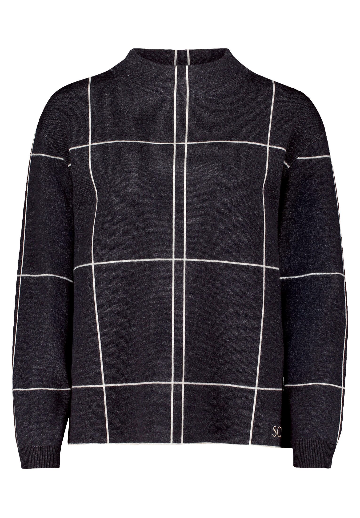 Betty Barclay Strickpullover Damen kariert (1-tlg)