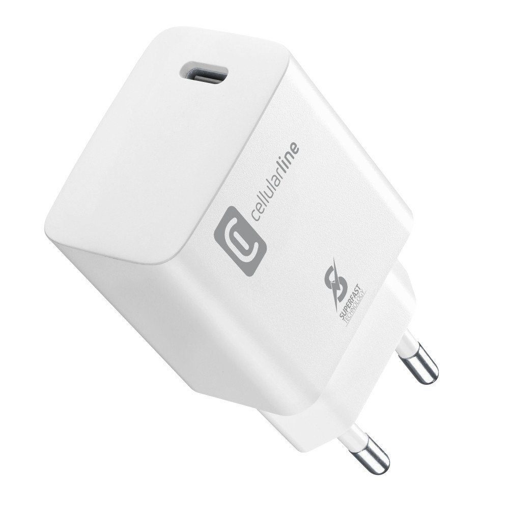 USB Typ-C Travel Charger 25W White (60006) USB-Ladegerät