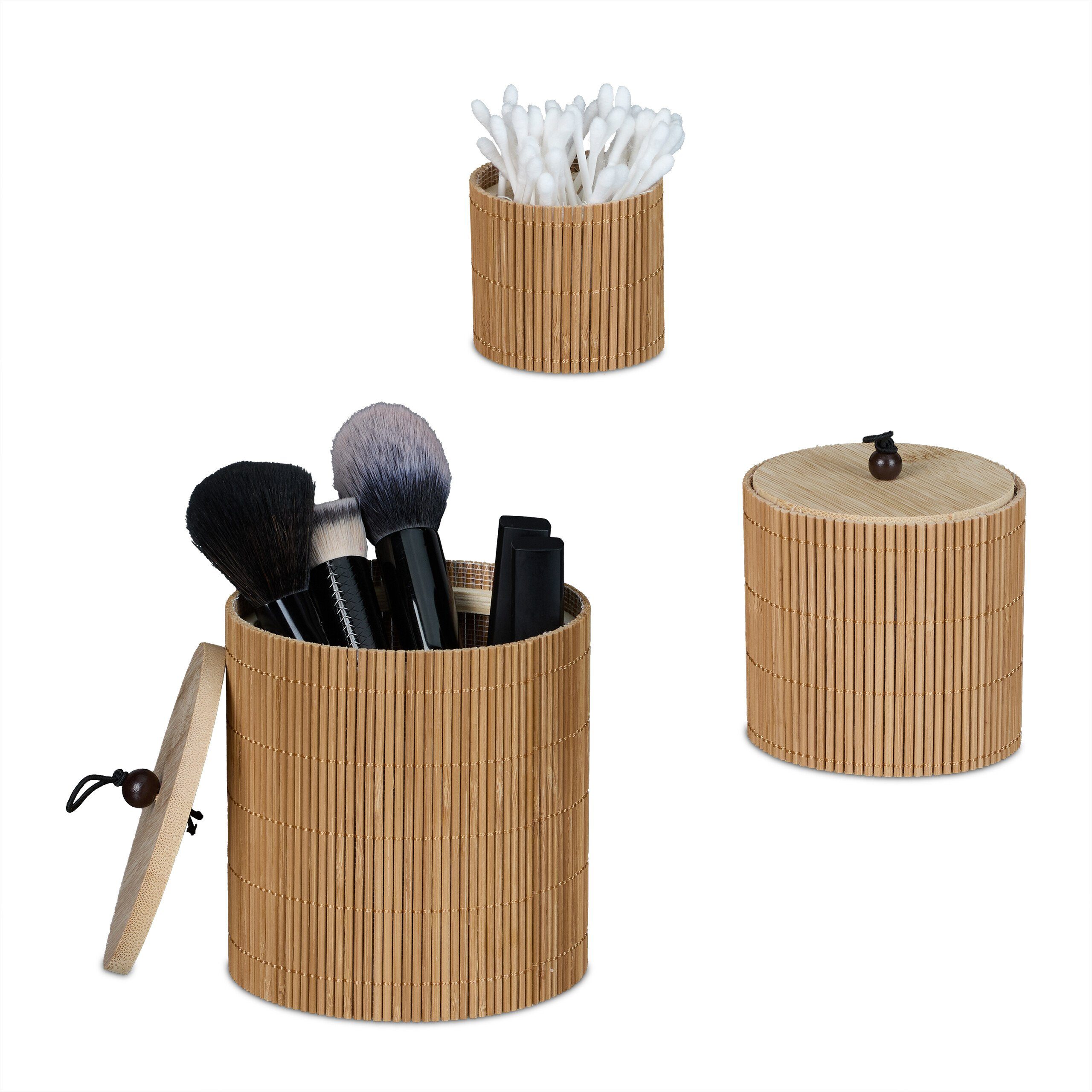 Aufbewahrungsbox 3er Set Aufbewahrungsbox mit Deckel