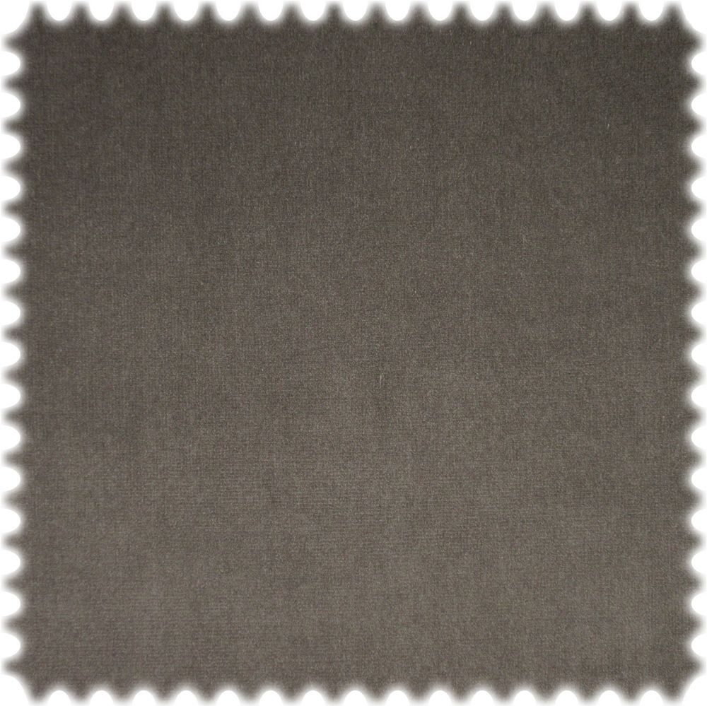 Heiro Stoff AKTION Baumwoll Samt Möbelstoff Score Grau mit Fleckschutz, Polsterstoff Meterware - Breite:140 cm