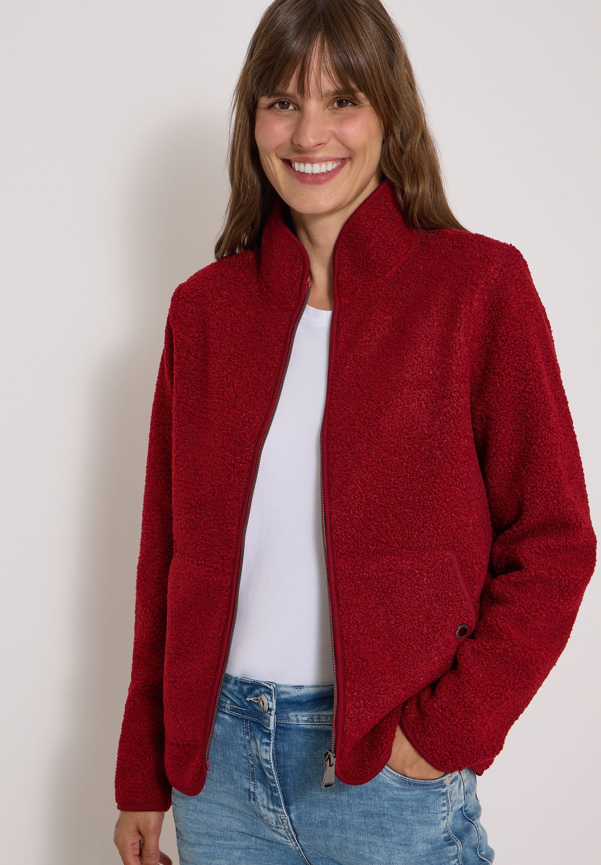 CECIL Cardigan mit Stehkragen