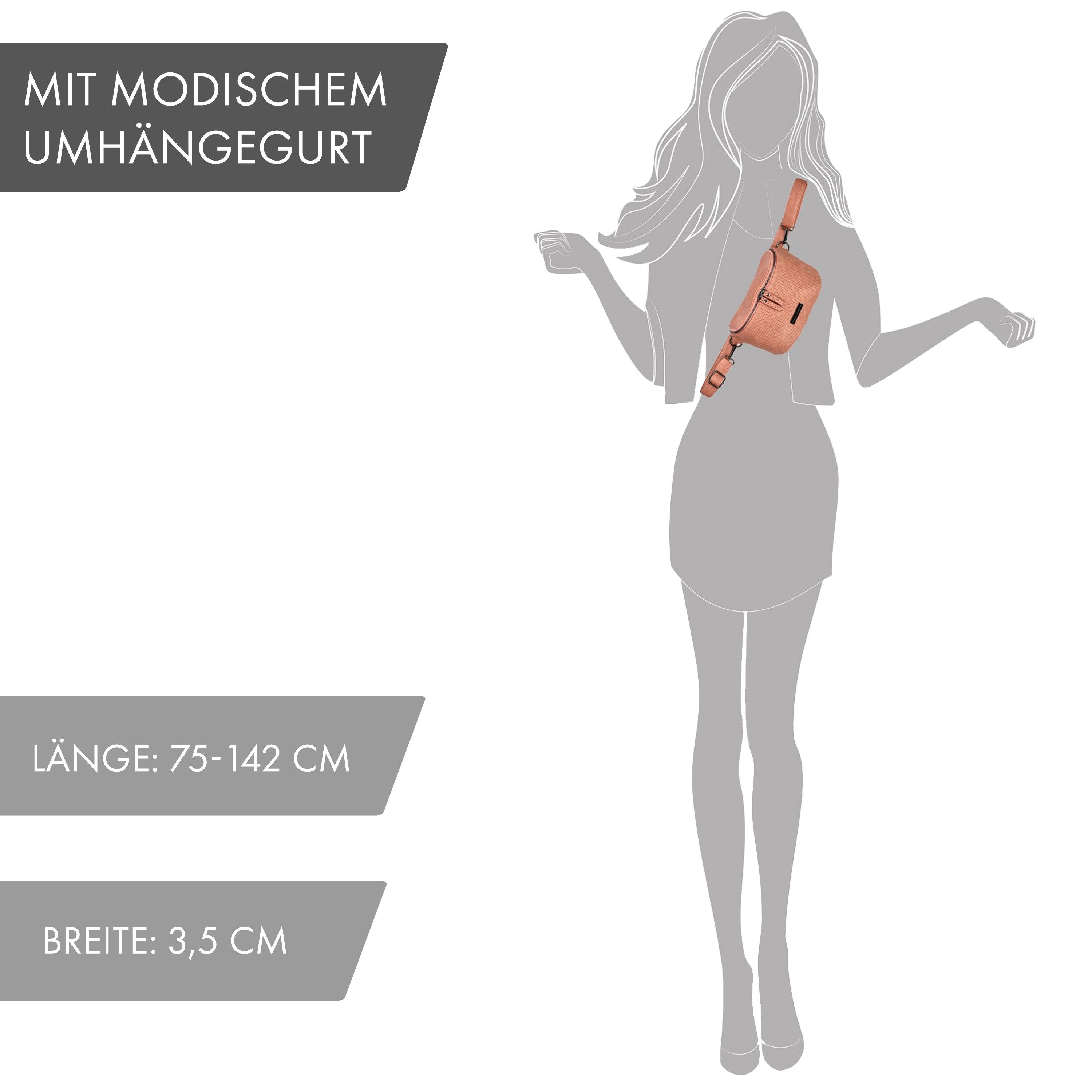 Enrico Benetti Bauchtasche Damen Umhängetasche Gürteltasche Hipbag Bodybag (Kleine Umhängetasche, Damen Crossbody Tasche), Waistbag