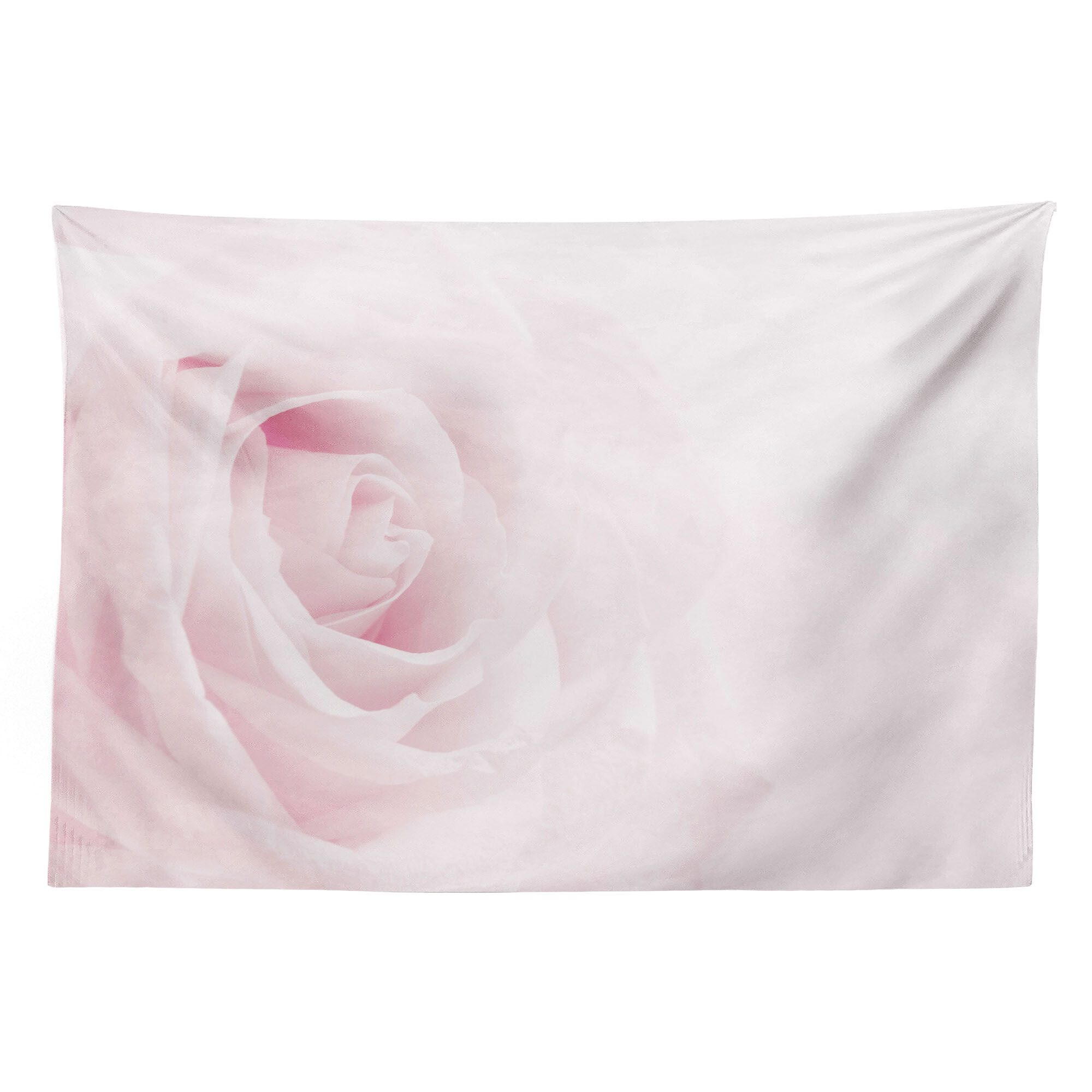 Abakuhaus Wandteppich aus Weiches Mikrofaser Stoff Für das Wohn und Schlafzimmer, rechteckig, Rose Close up Rosa blühen