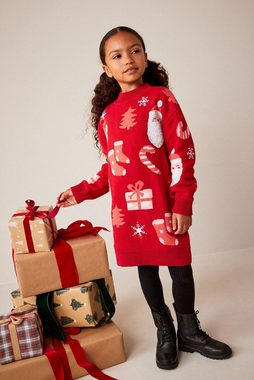 Next Longpullover Weihnachtliches Pulloverkleid (1-tlg)